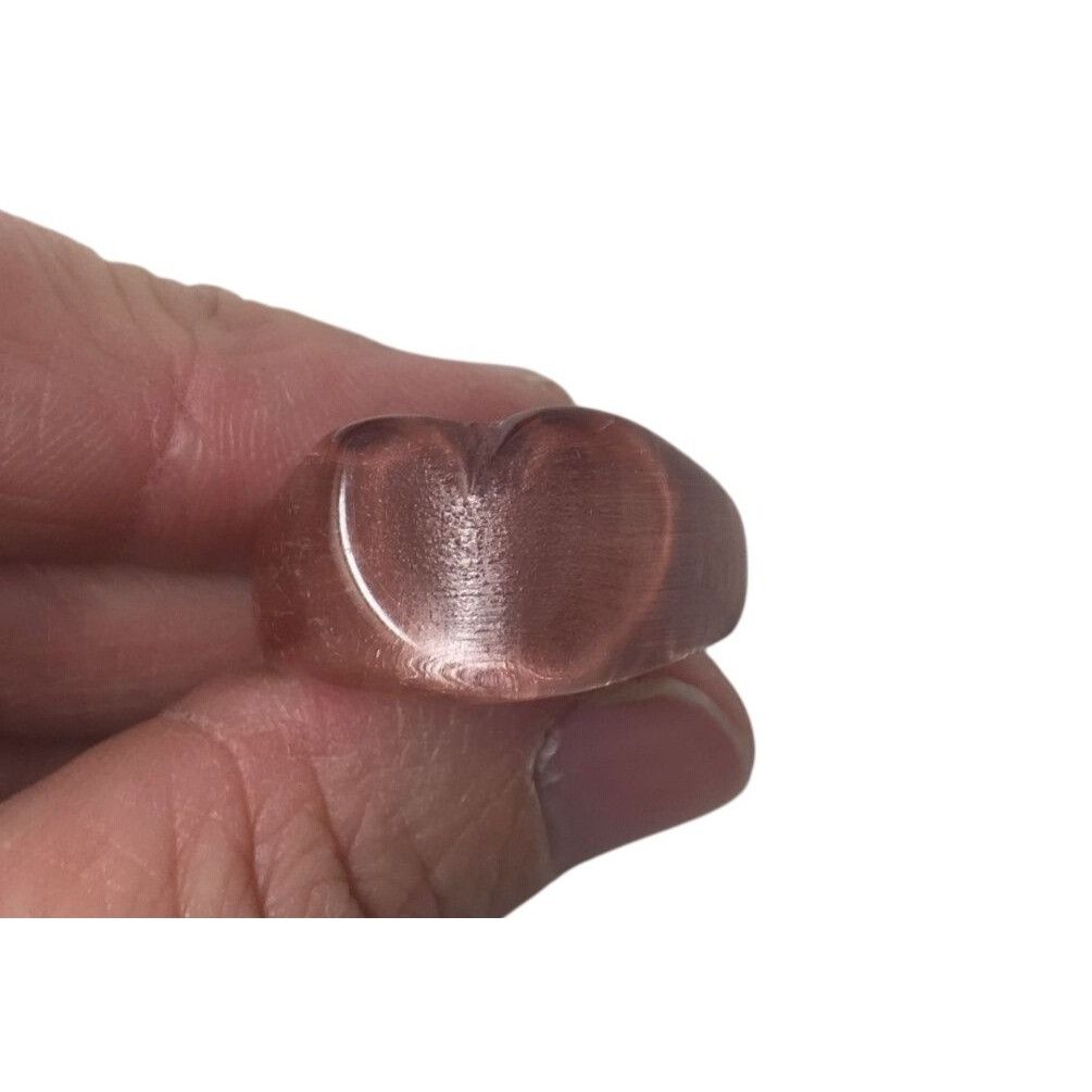 Other Womens/Girls Pink Heart Shaped Ring Size ONE SIZE - 1 Thumbnail