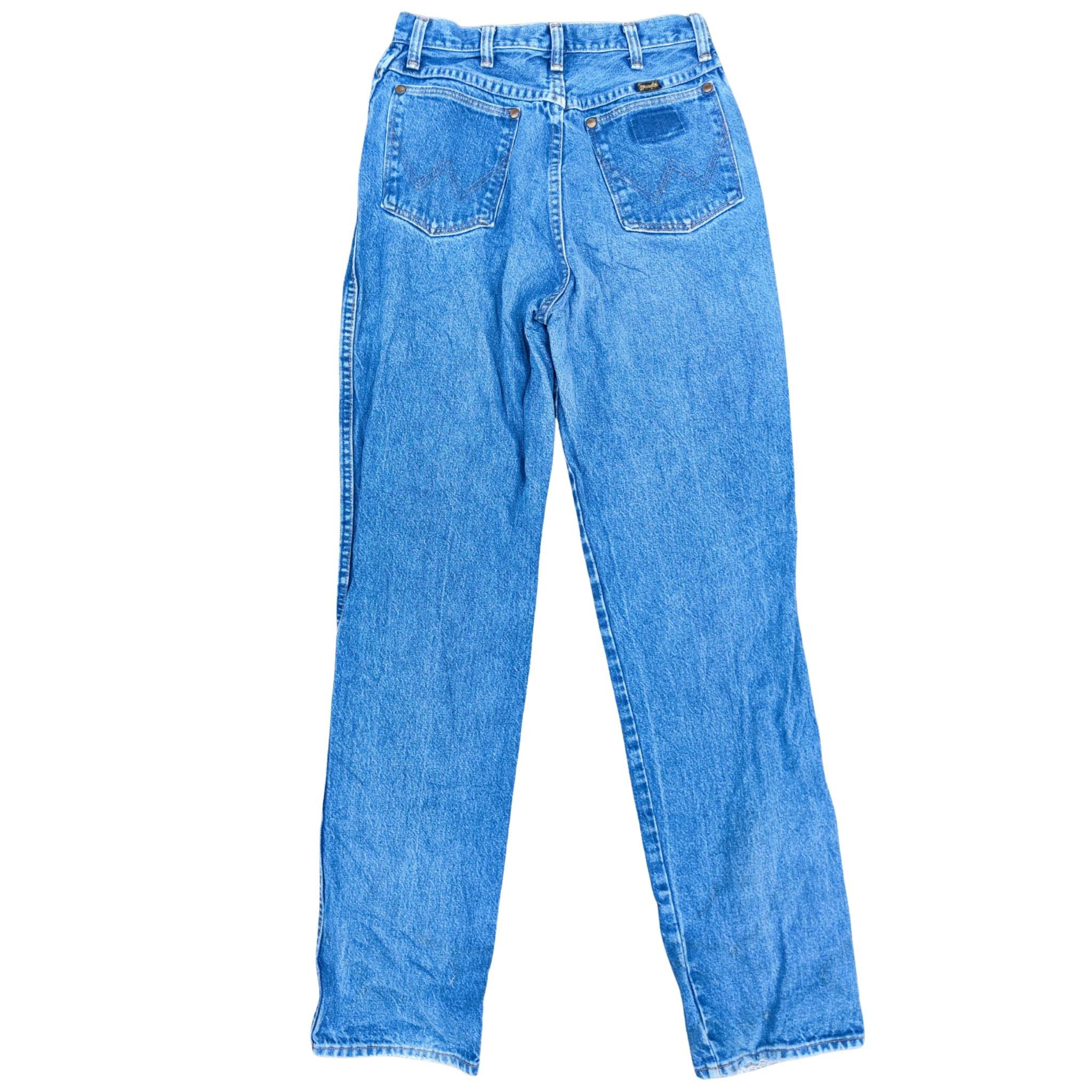 Vintage × Wrangler Wrangler Blue Denim Jeans Straight Leg Made in USA 26 x 32.5 Size US 26 / EU 42 - 2 Thumbnail