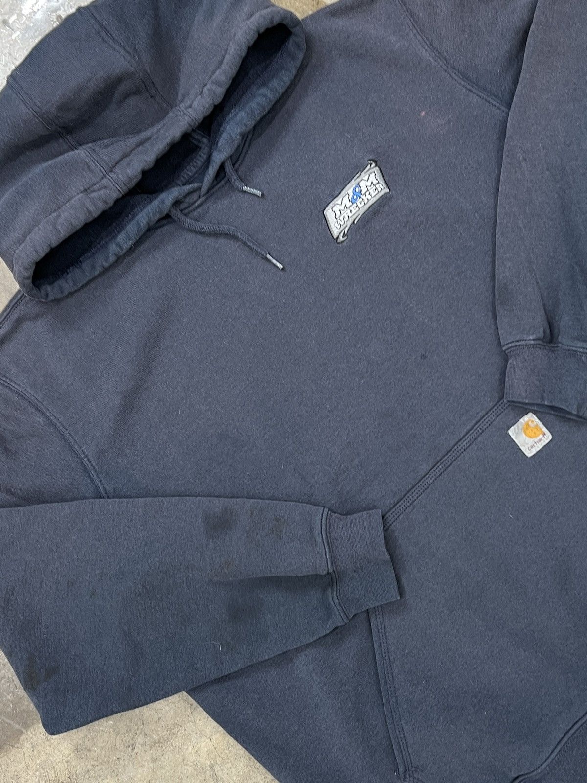 Carhartt × Vintage Carhartt M&M Wrecker Orginal Fit Pocket Hoodie XL Size US XL / EU 56 / 4 - 1 Thumbnail