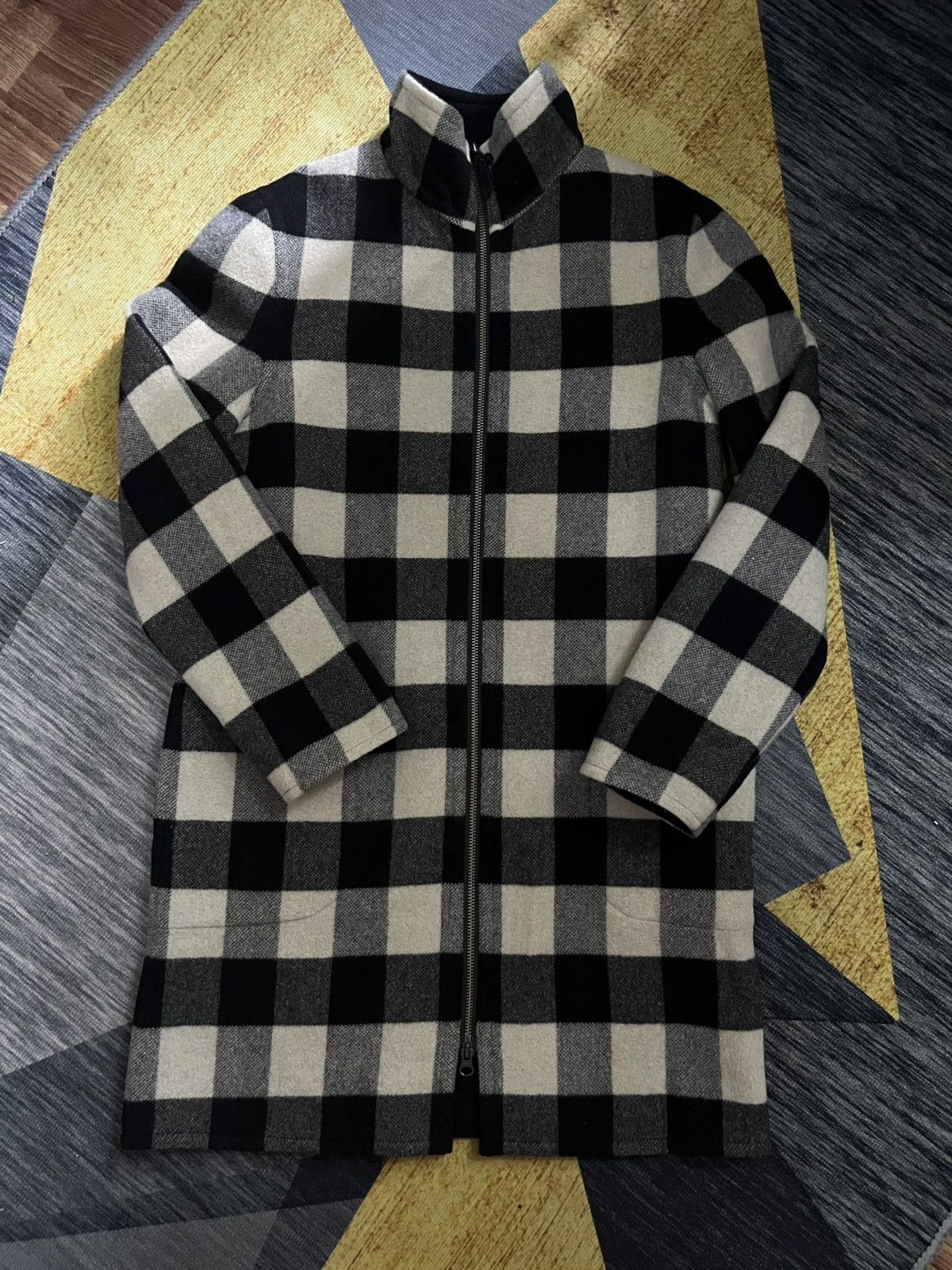 Ralph Lauren 2000s RL tartan two tone long coats #H4 Size US M / EU 48-50 / 2 - 10 Thumbnail