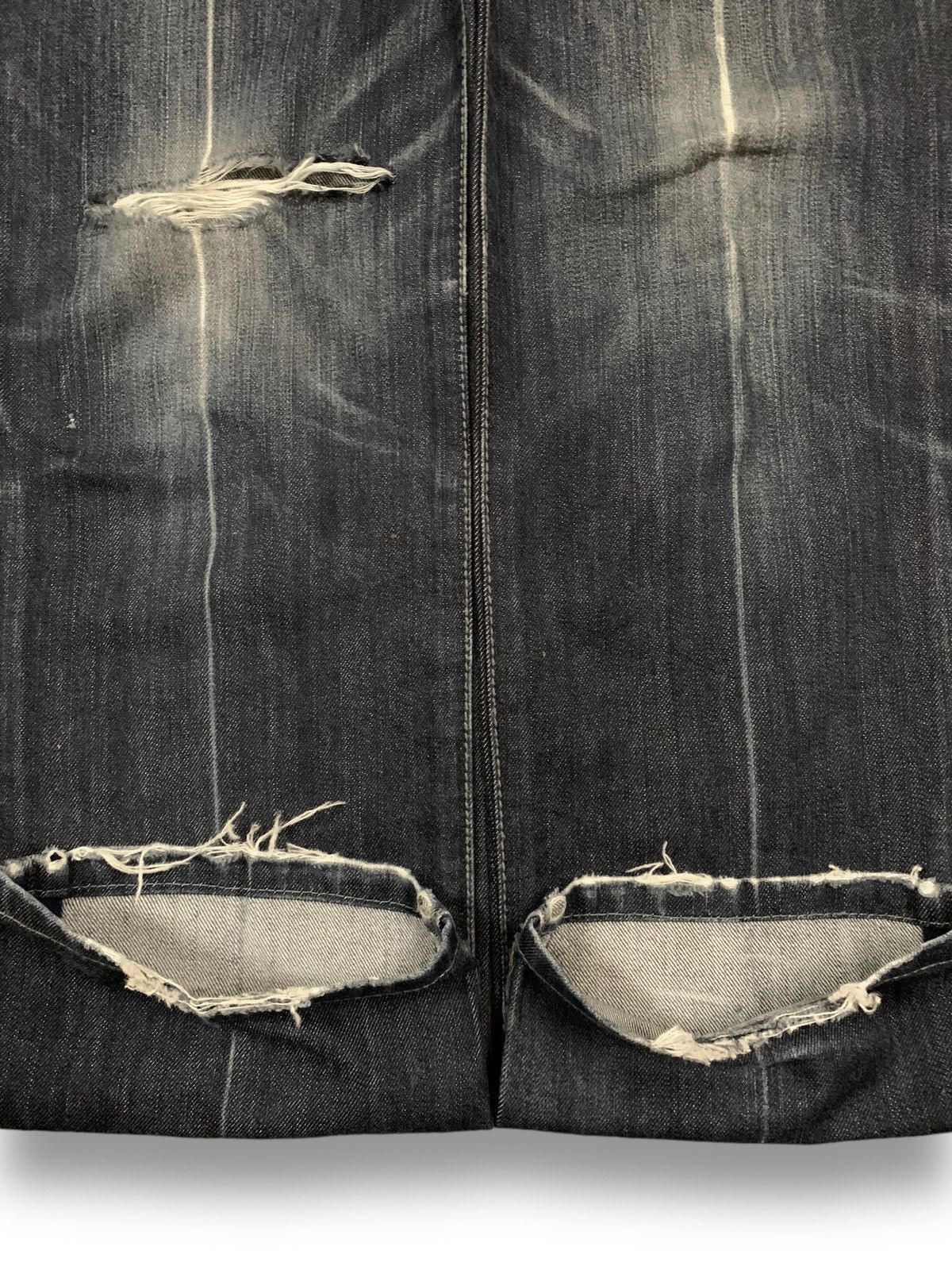 JOSEPH HOMME Vintage Joseph Homme Japan Dark Blue Washed Distressed Jeans Size US 30 / EU 46 - 6 Thumbnail