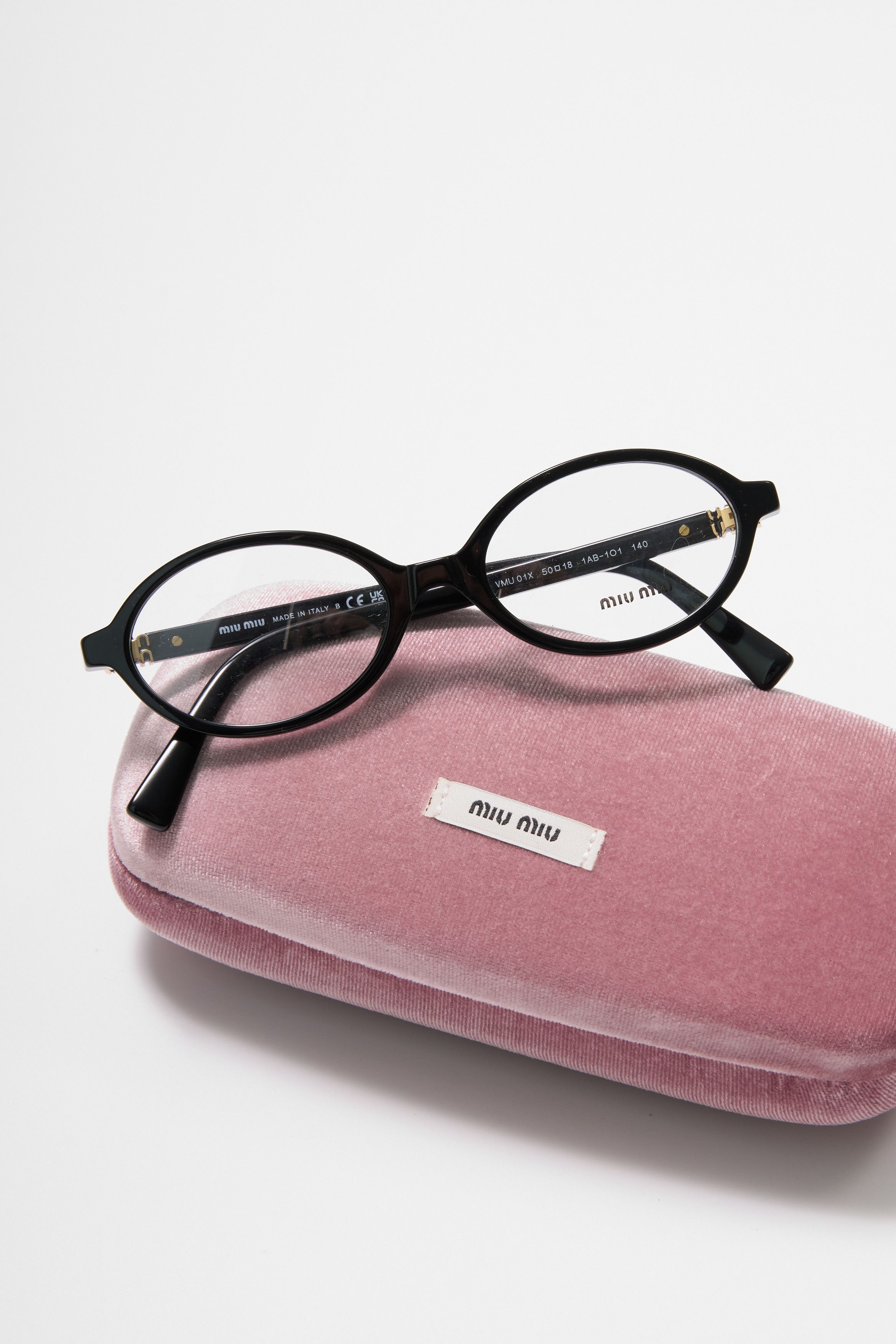 Miu Miu MIU MIU MU 01XV 1AB1O1 Eyewear Size ONE SIZE - 2 Thumbnail