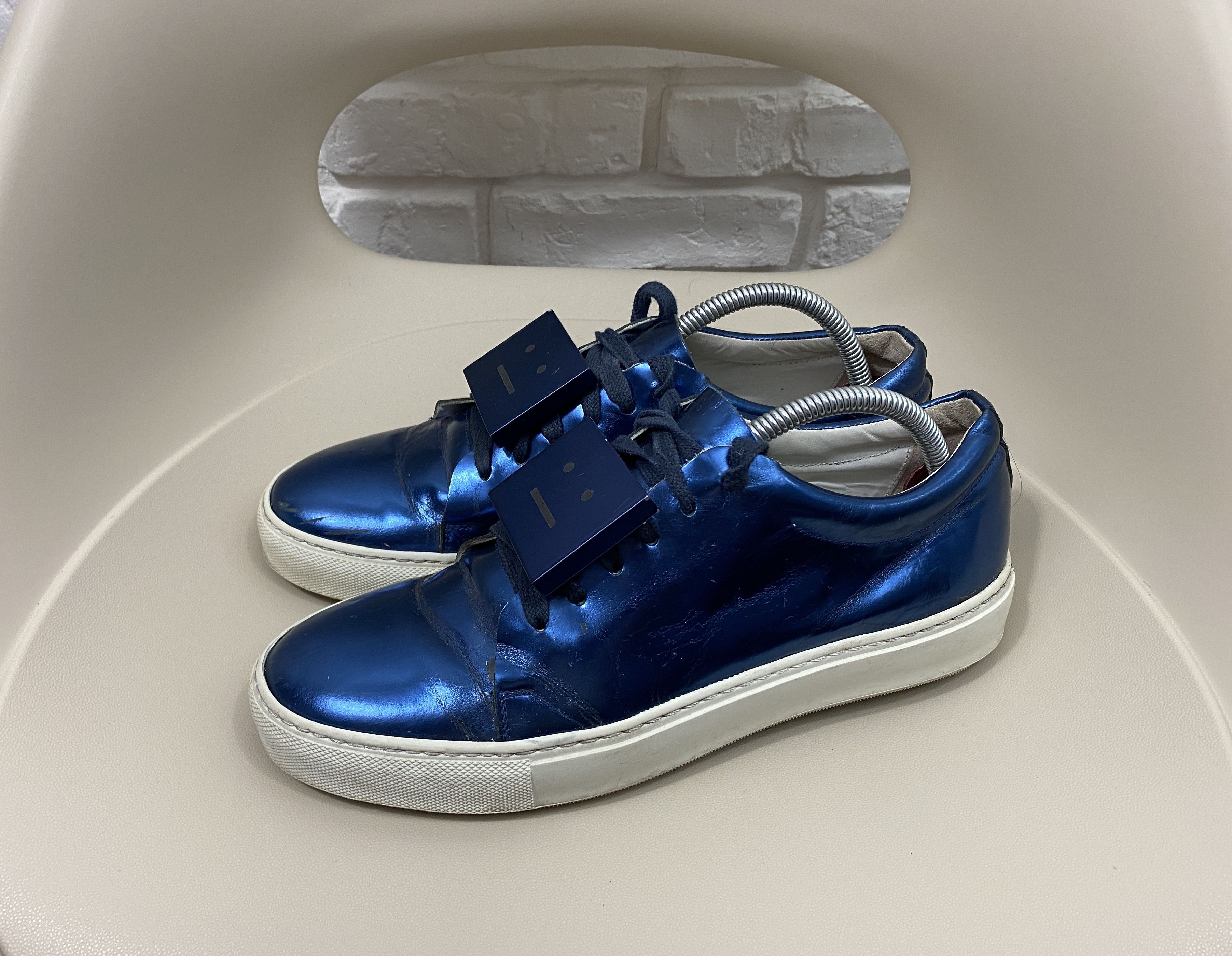 Acne Studios Acne Studios Adriana Face Sneakers Leather Shoes Size EU 40 Size US 9 / IT 39 - 4 Thumbnail