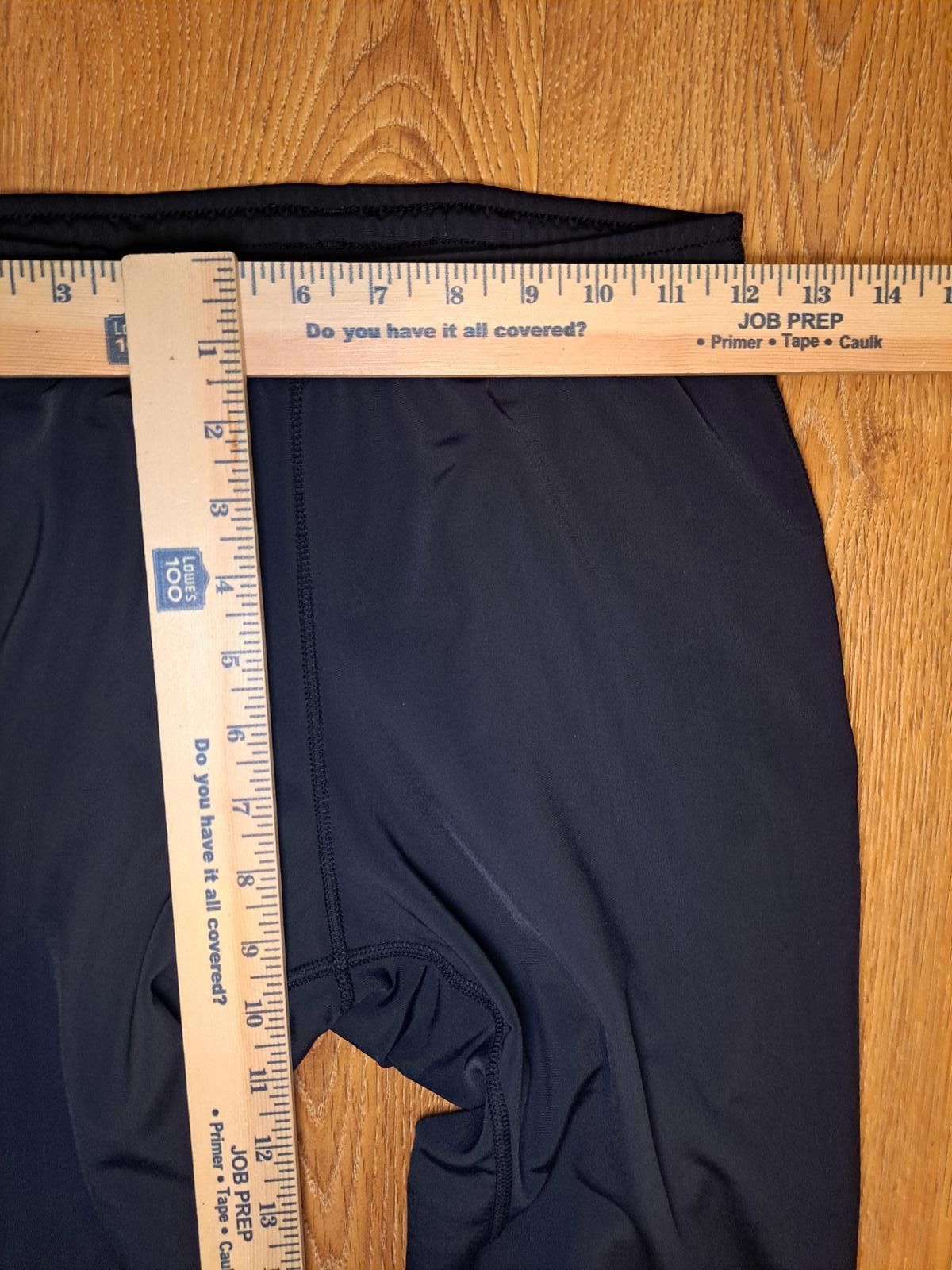 Asics Asics Leggings Womens Waist 24 Large Black Activewear Size 36" / US 14 / IT 50 - 8 Thumbnail