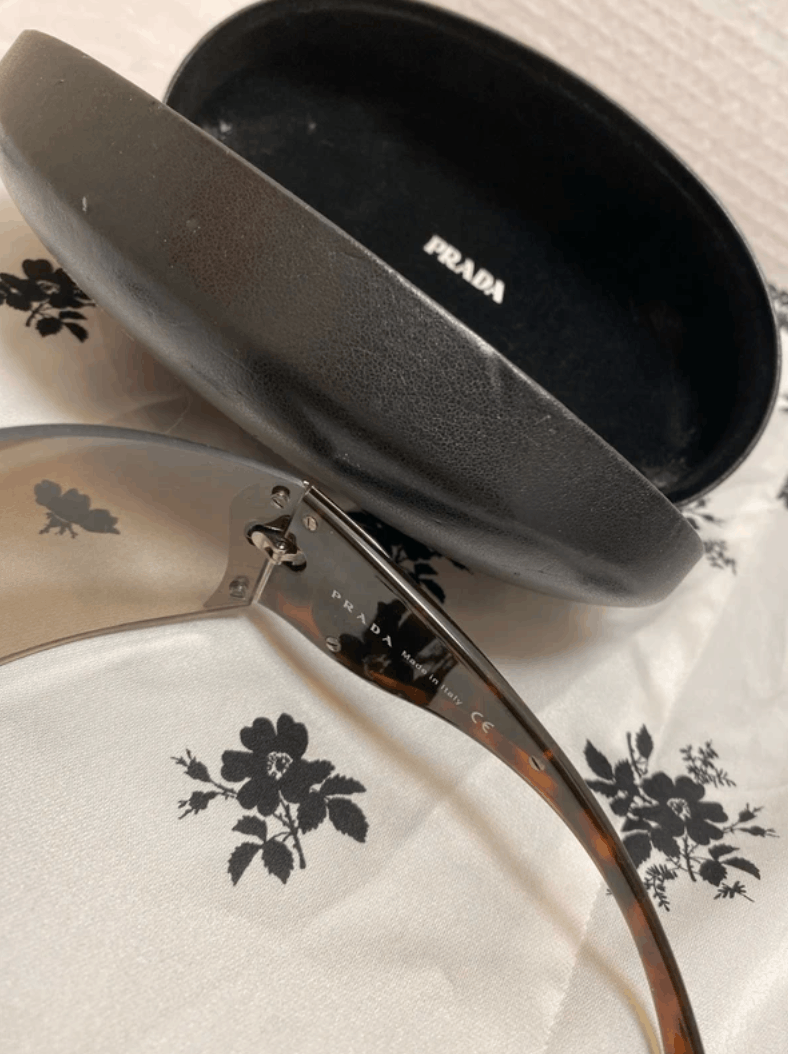 Prada PRADA Sunglasses Flame Star Sport Symbol Wrap Shield Mask Size ONE SIZE - 8 Thumbnail