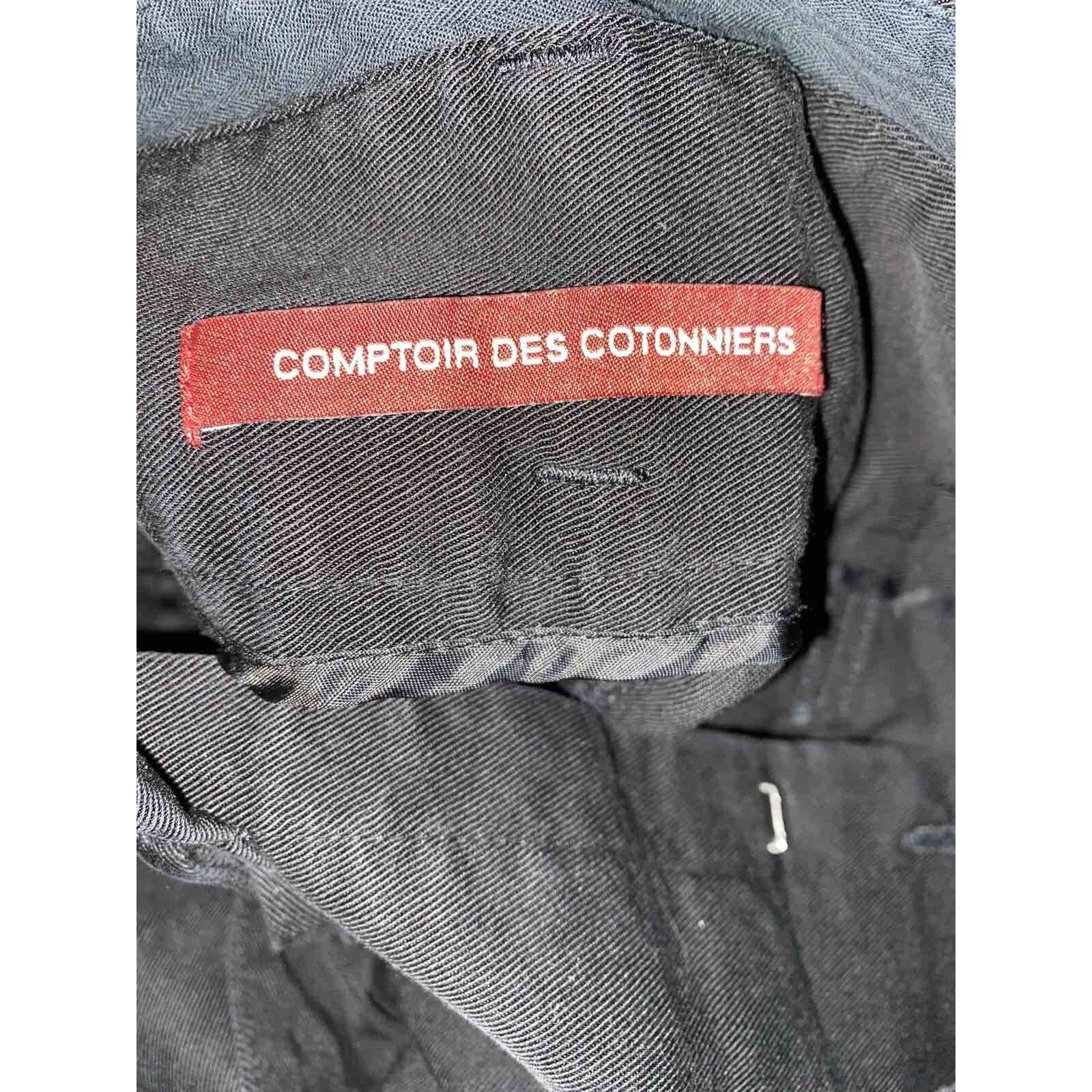 Descendant COMPTOIR DES COTONNIERS Lyocell crop pants Y2K high A000166 Size 34" / US 12 / IT 48 - 8 Thumbnail