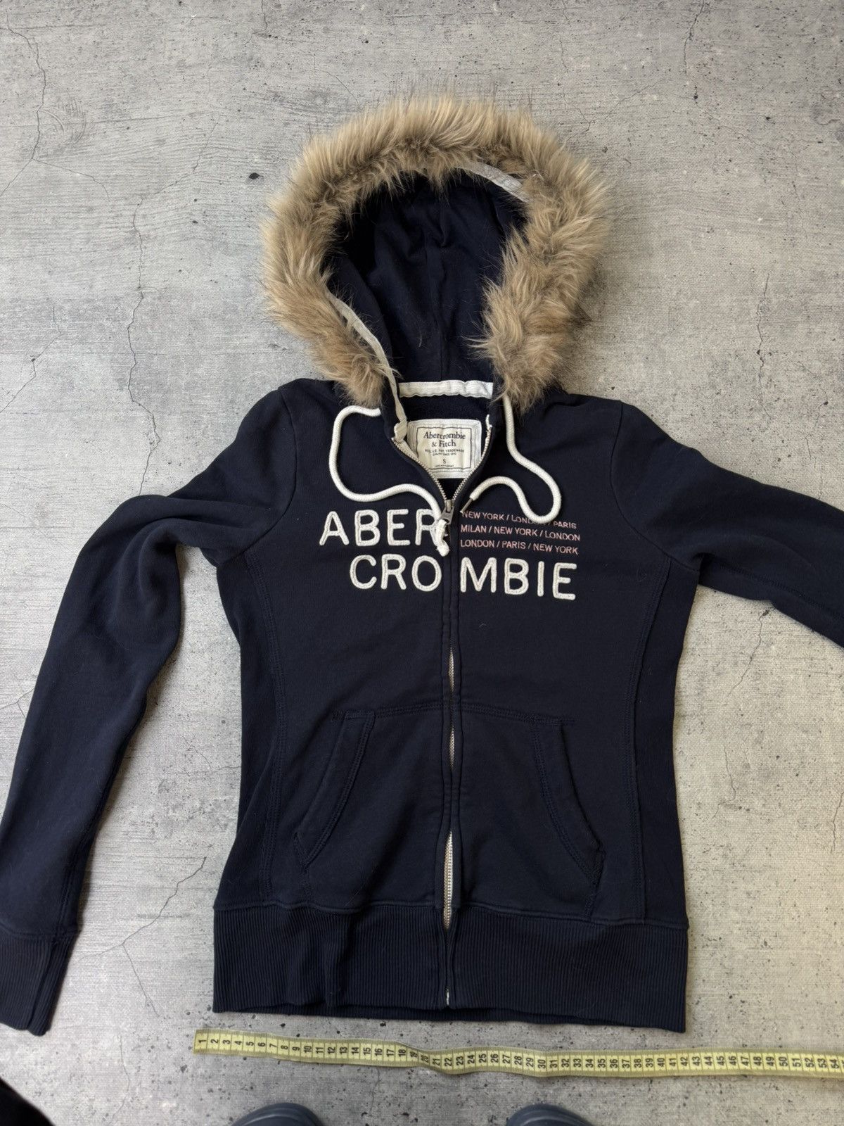 Hysteric Glamour Vtg If six was nine Style Abercrombie & Fitch fur Zip Hoodie Size S / US 4 / IT 40 - 5 Thumbnail