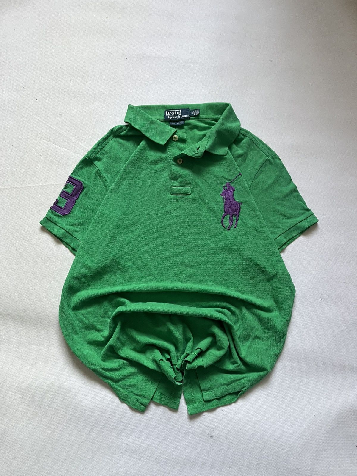 Polo Ralph Lauren Polo Ralph Lauren Striped Big Pony Polo Shirt Size US S / EU 44-46 / 1 - 2 Thumbnail