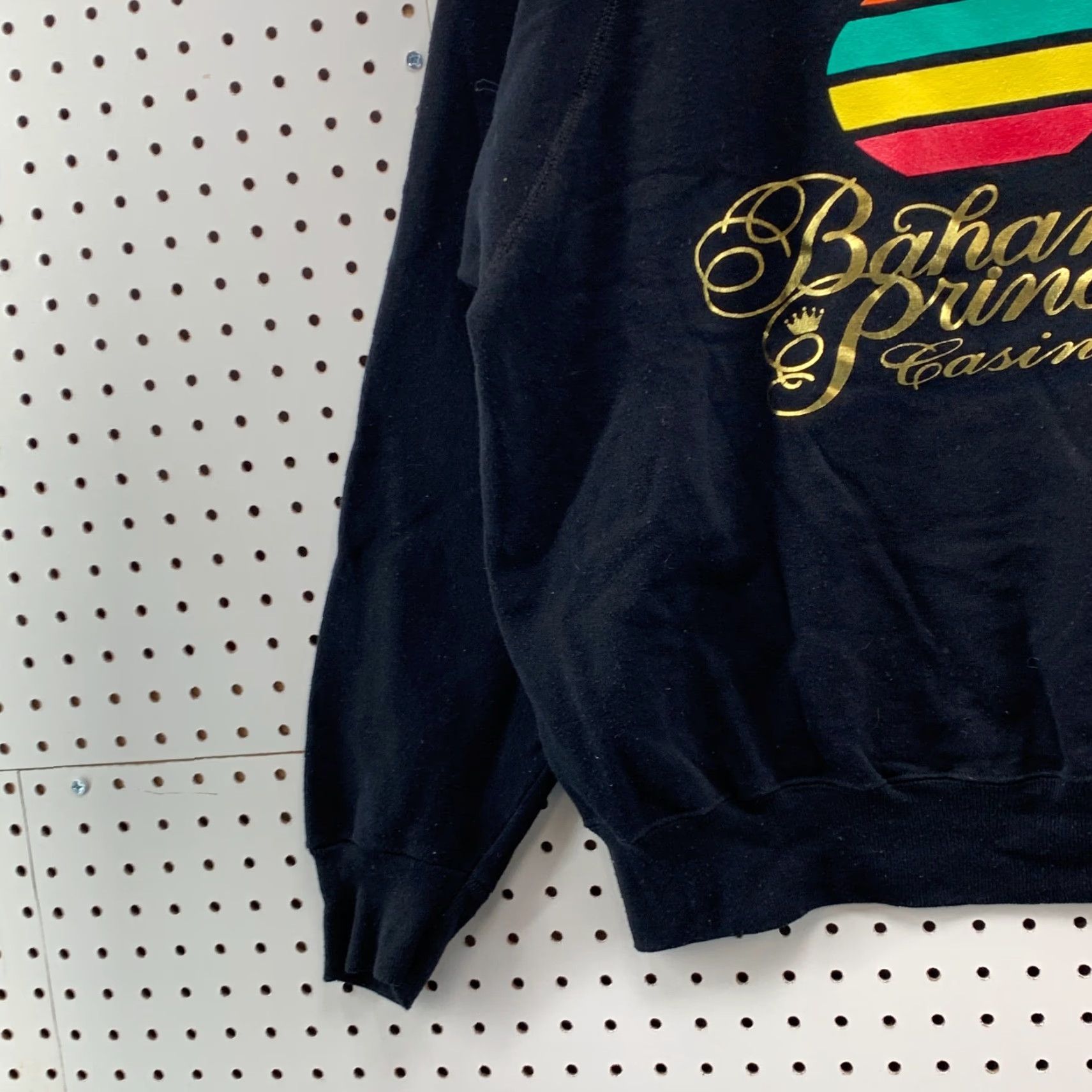 Logo 7 VINTAGE Ultra Sweats Sweatshirt Black Adult Large Bahamas Princess Water Drop Logo Logo Pullover Crew Neck All Seasons Mens Size US L / EU 52-54 / 3 - 3 Thumbnail