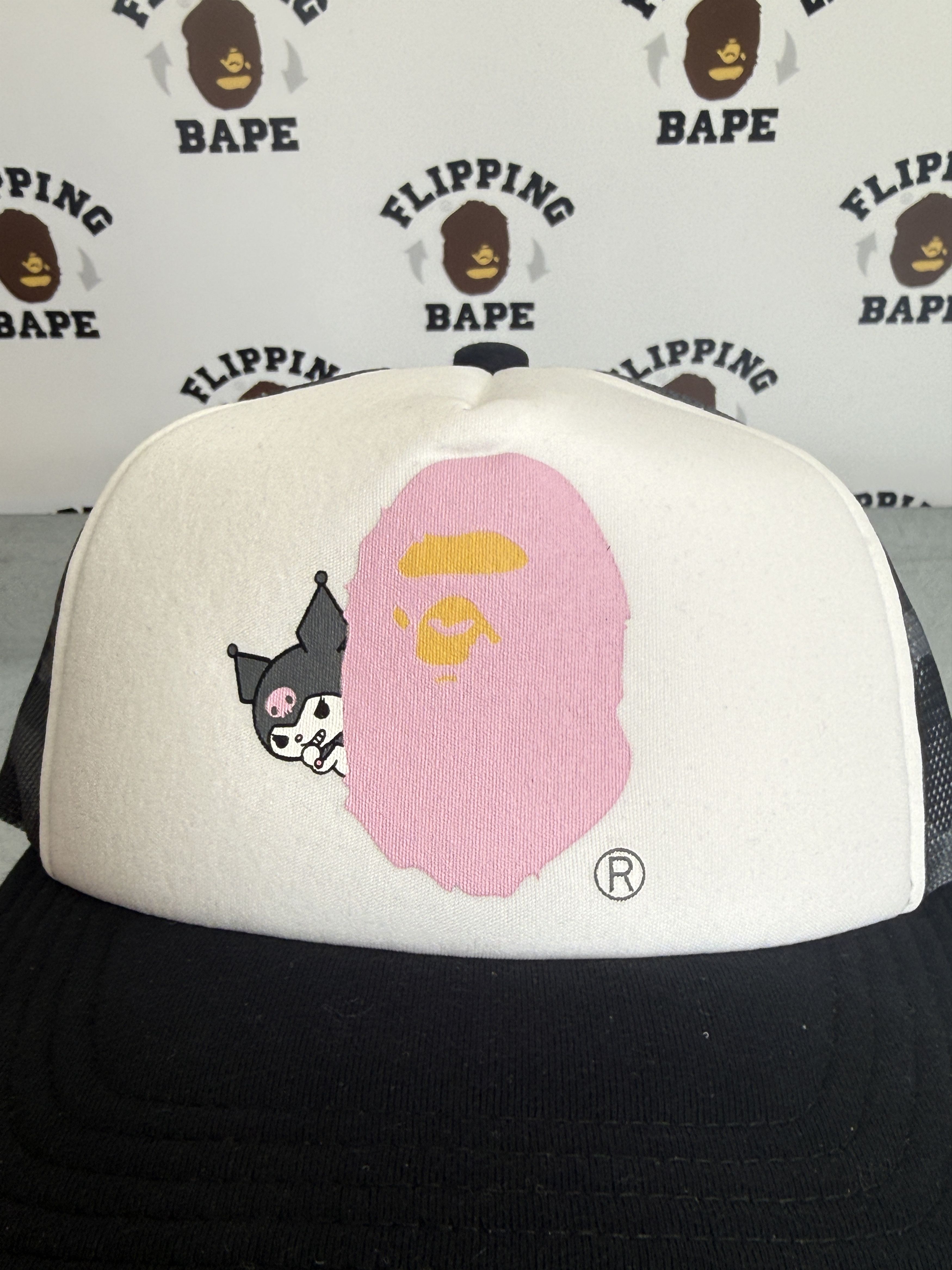 Bape BAPE X KUROMI ABC CAMO MESH CAP Size ONE SIZE - 4 Thumbnail