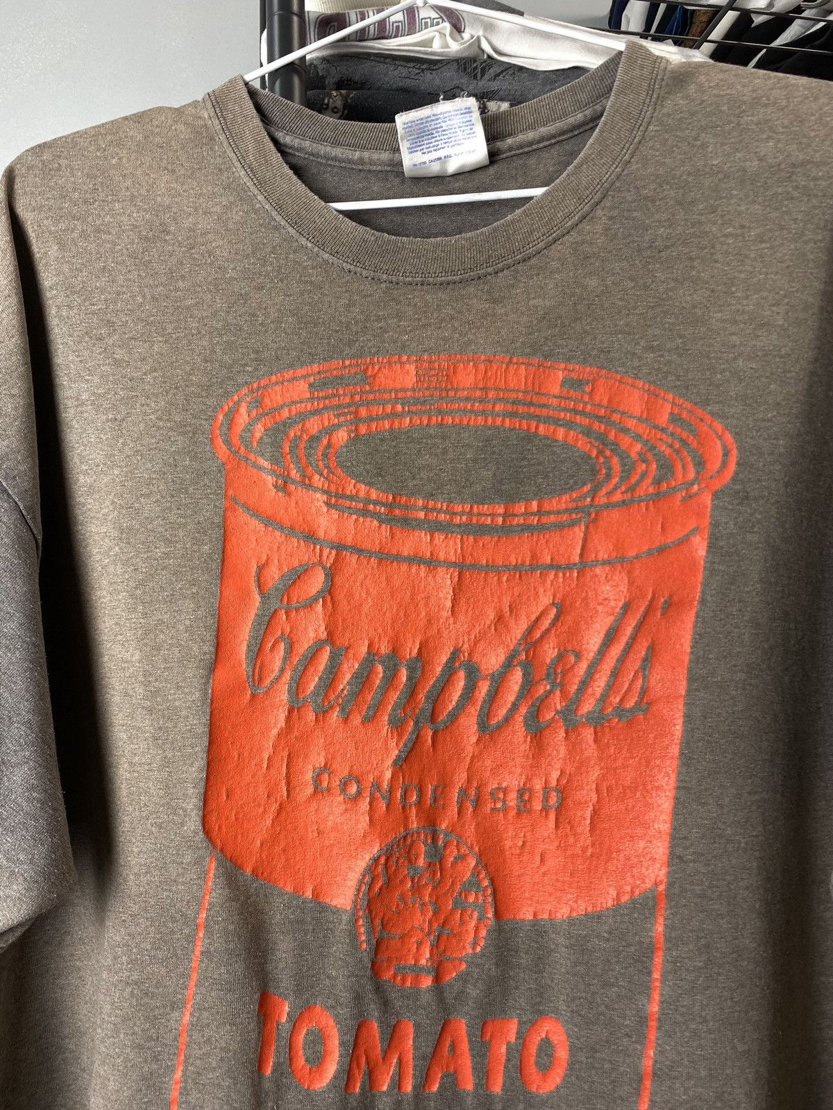 Band Tees × Vintage Vintage 1990’s Campbells Tomato Soup Art T Shirt Size US XL / EU 56 / 4 - 3 Thumbnail