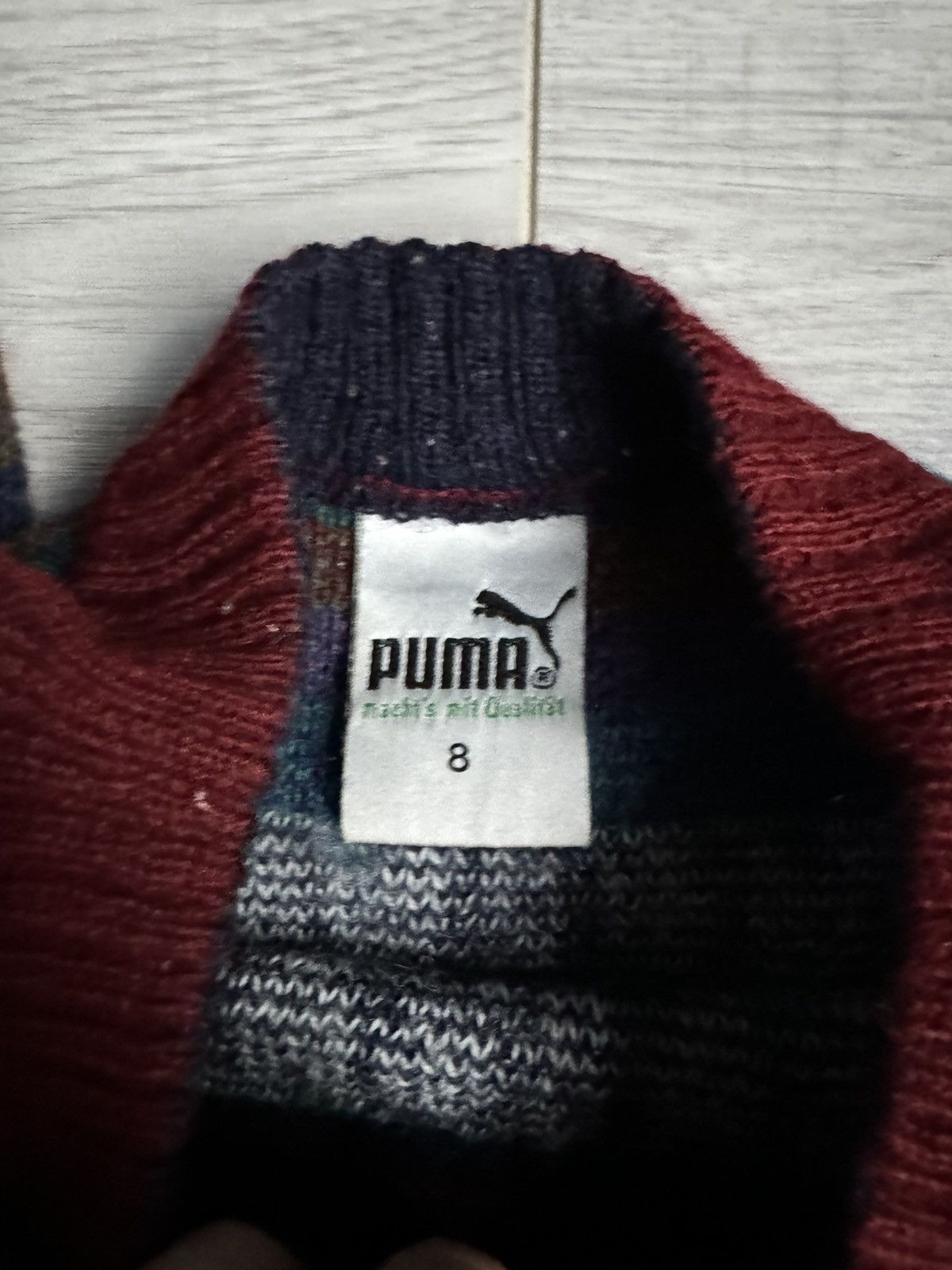 Puma × Vintage Vintage Puma Wool Sweater made in Italy Aztec Navajo style Size US M / EU 48-50 / 2 - 5 Thumbnail