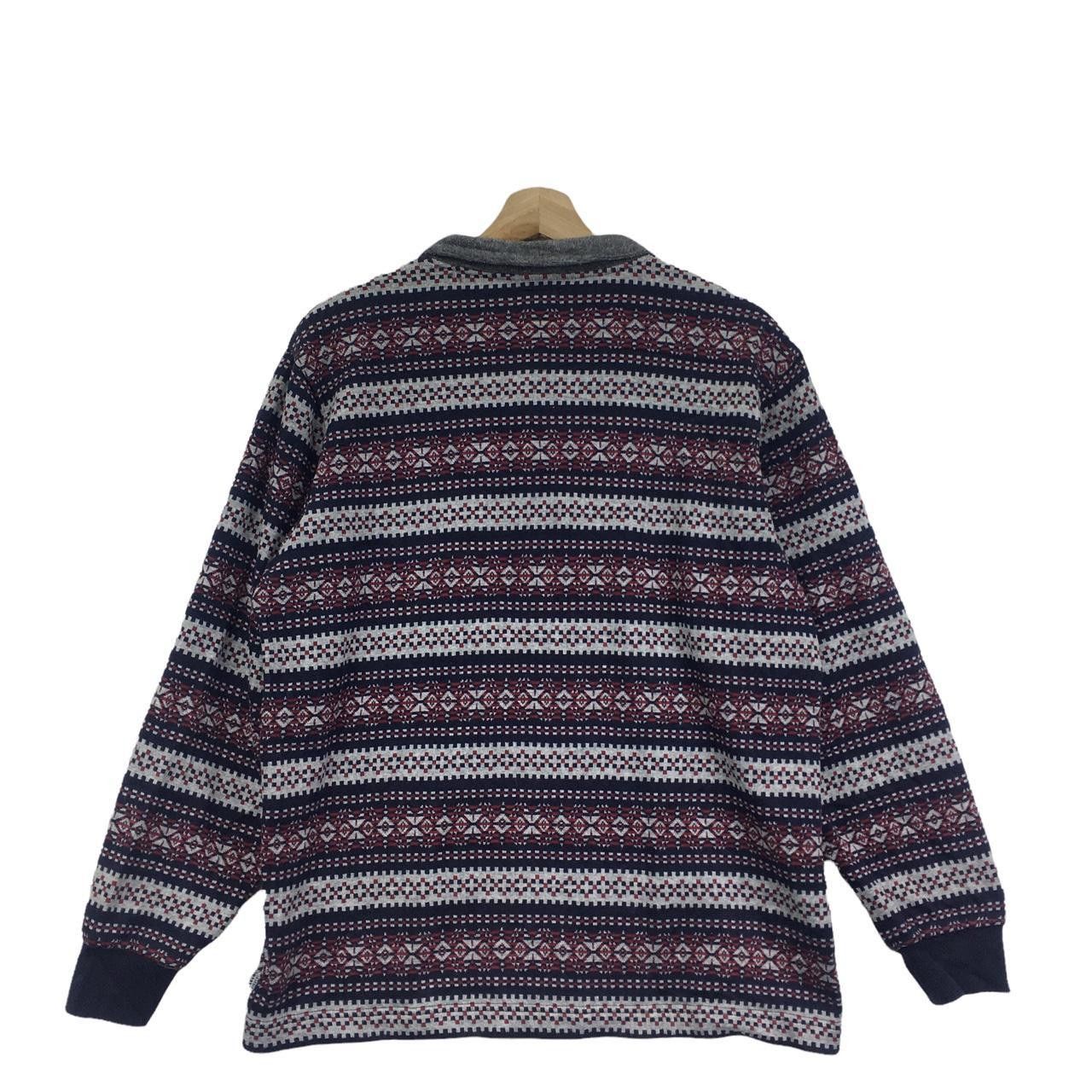 Takeo Kikuchi Vtg TAKEO KIKUCHI JAPAN Striped Henley Shirt Sweatshirt Size US M / EU 48-50 / 2 - 4 Thumbnail