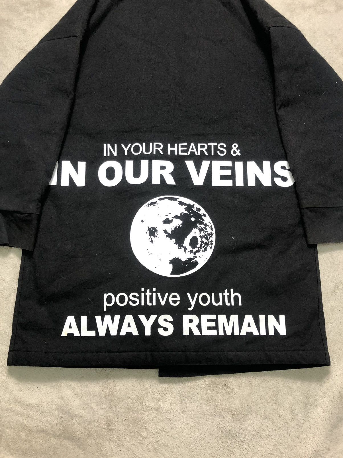 If Six Was Nine × Le Grande Bleu (L.G.B.) Positive Youth Poem Post Punk Long Jacket Size US XL / EU 56 / 4 - 4 Thumbnail