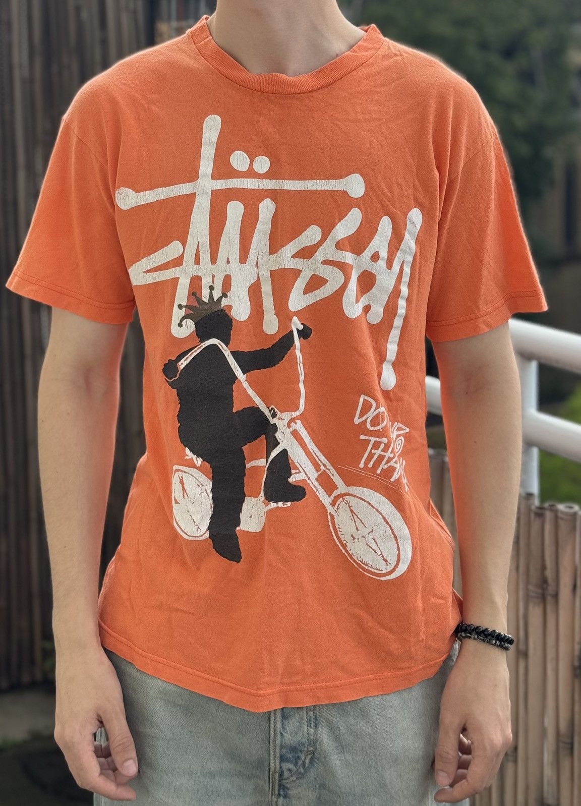 Stussy Stussy Authentic Do your Thang Orange Made in Mexico T-Shirt Size US M / EU 48-50 / 2 - 2 Thumbnail