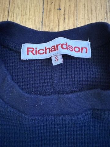 Richardson Richardson Waffle Knit Thermal Long Sleeve – Navy- Size S Size US S / EU 44-46 / 1 - 3 Thumbnail