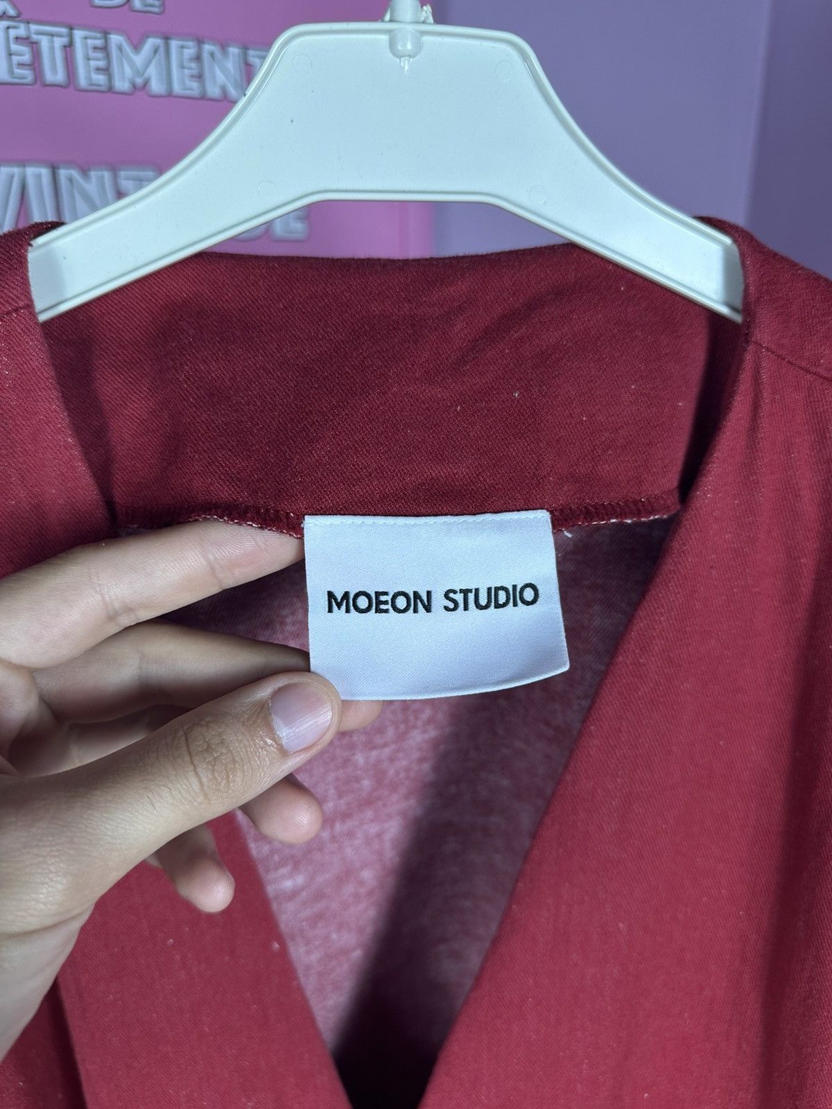 Other Moeon Studio Organic Cotton Classic Kimono Jacket Red Size S / US 4 / IT 40 - 14 Thumbnail