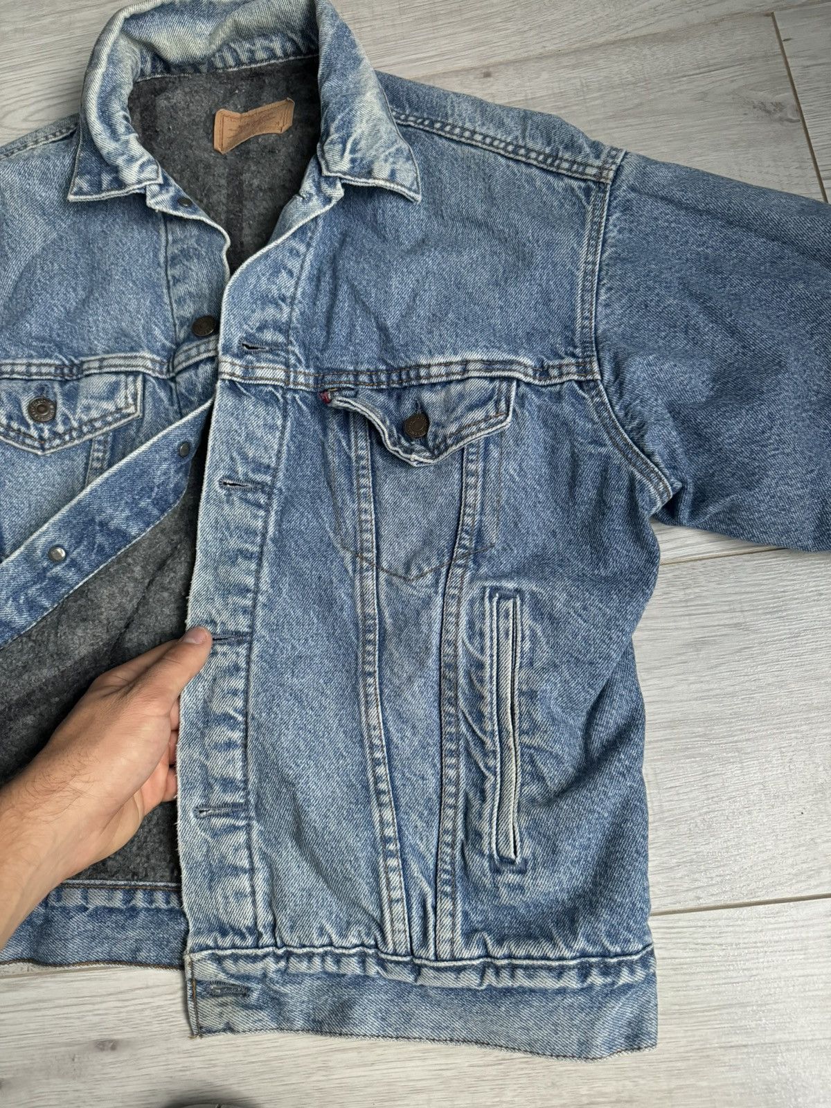 Levi's × Levi's Vintage Clothing Vintage Washed Denim Jacket Levi’s 90’s made in USA Size US M / EU 48-50 / 2 - 2 Thumbnail
