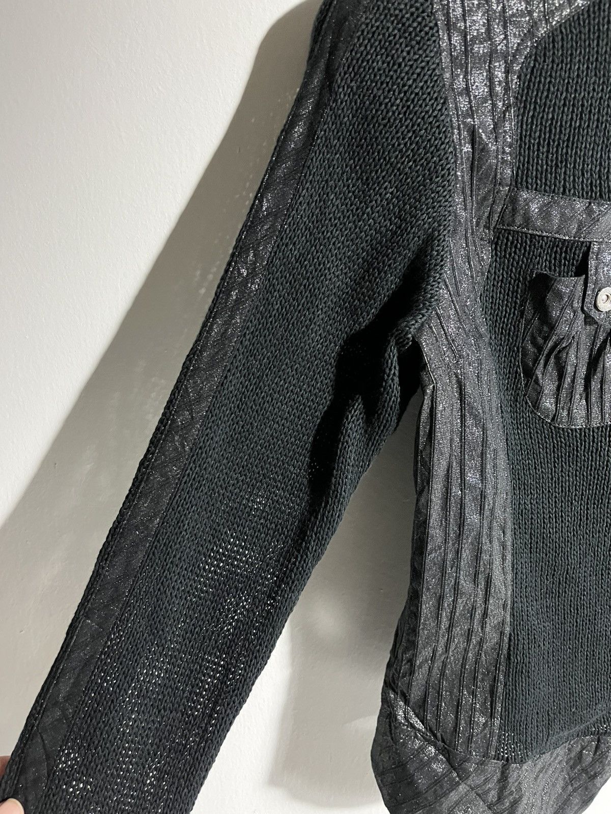 If Six Was Nine Mila Schon Knitted Mesh Jacket Size L / US 10 / IT 46 - 10 Thumbnail