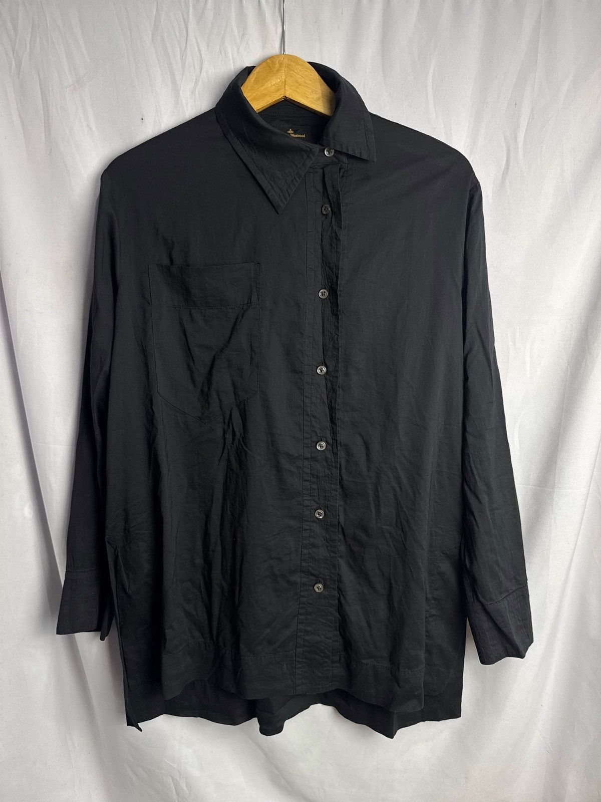 Vivienne Westwood Asymmetrical Button Shirt Vivienne Westwood Size S / US 4 / IT 40 - 2 Thumbnail