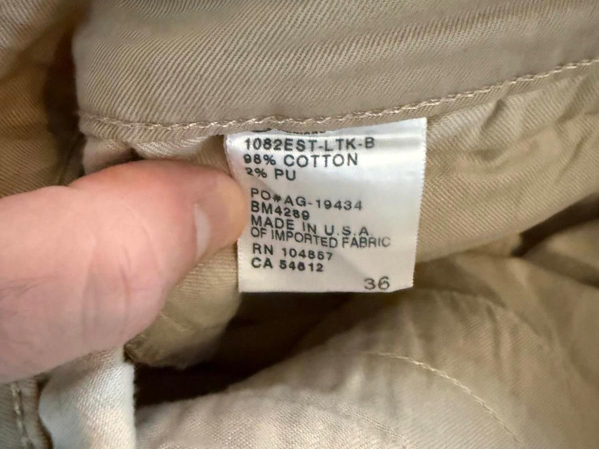 AG Adriano Goldschmied Adriano Goldschmied Supply Khaki Chino Pants – Size 36x33 Size US 36 / EU 52 - 6 Thumbnail