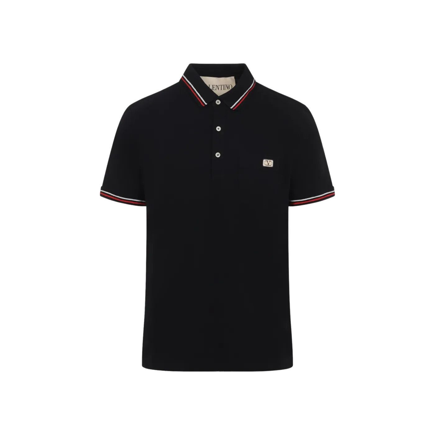 VALENTINO Black Cotton Polo Shirt New & Authentic (Men's siz