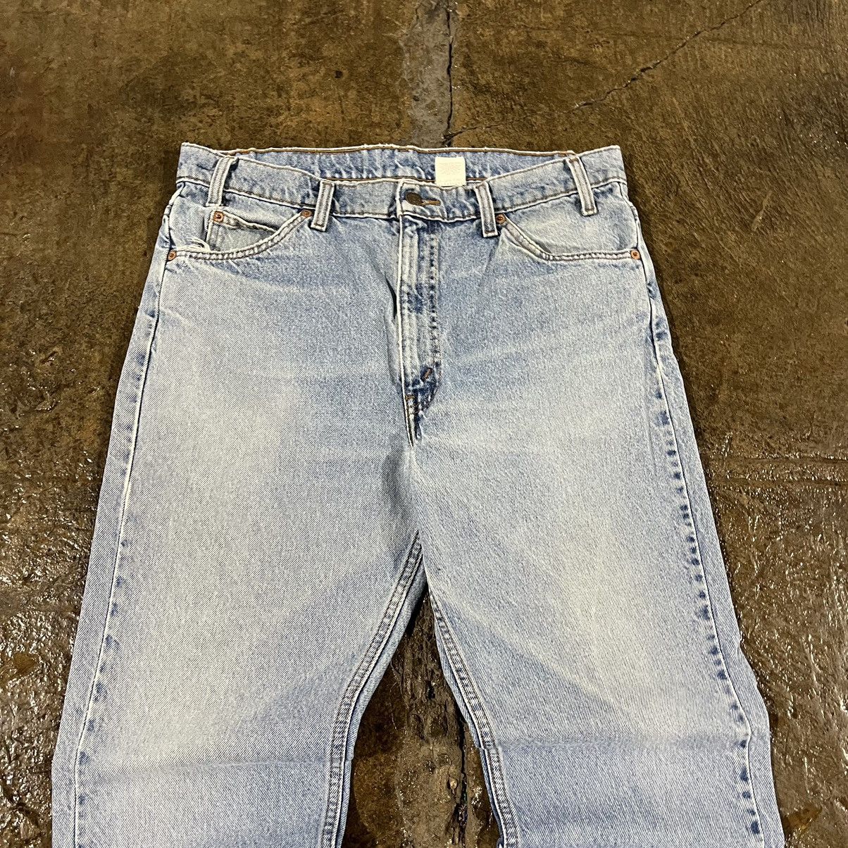 Levi's × Vintage Crazy Vintage 90s Levi's 505 Orange Tab Faded Skater Jeans Size US 36 / EU 52 - 8 Thumbnail