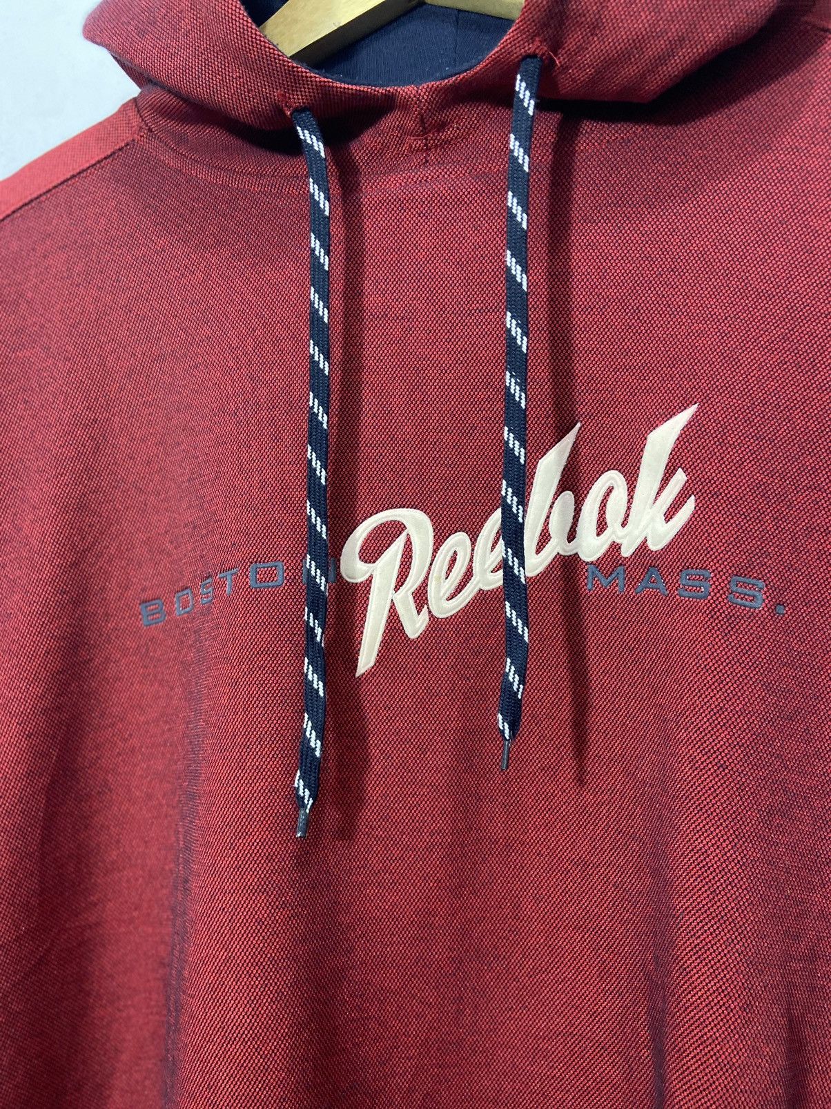 Reebok Reebok Boston Mass Embroidered Pullover Hoodie Boxy Fit Size US L / EU 52-54 / 3 - 6 Thumbnail