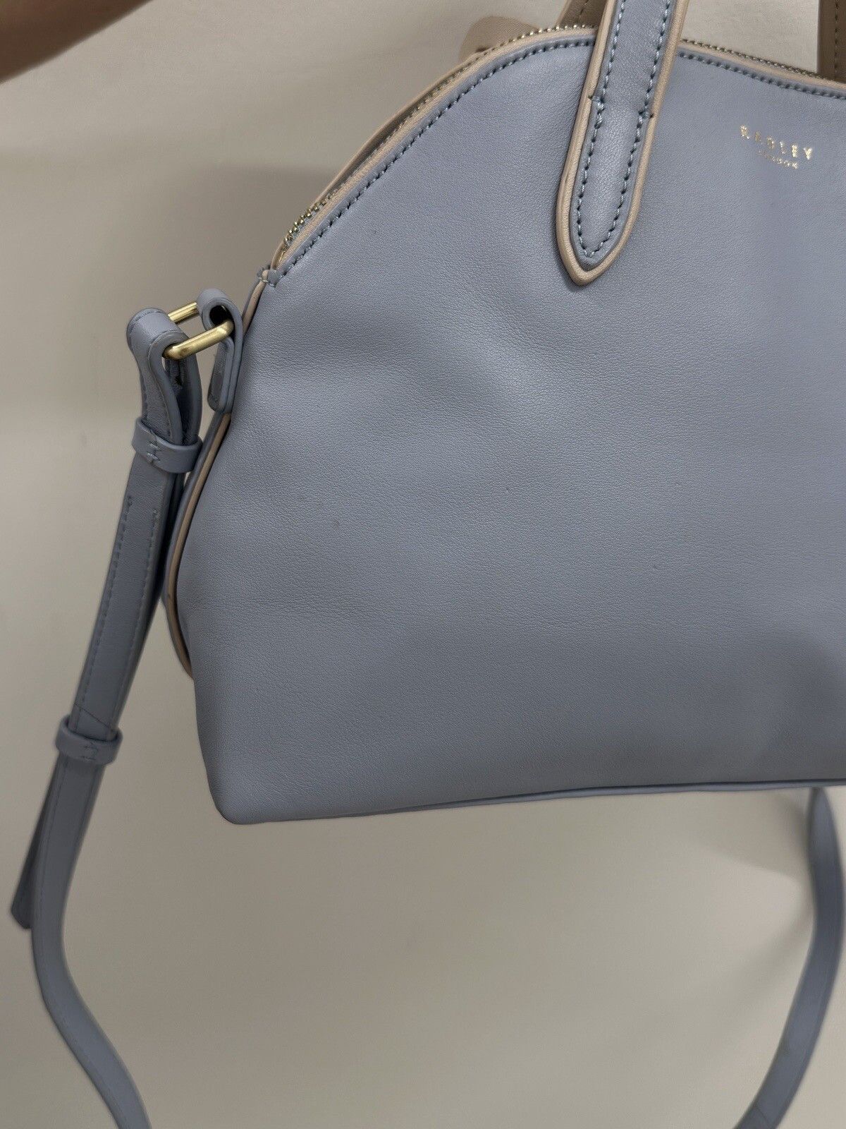 Other Radley Leather Blue Bovine Real Leather Hand Bag Size ONE SIZE - 7 Thumbnail