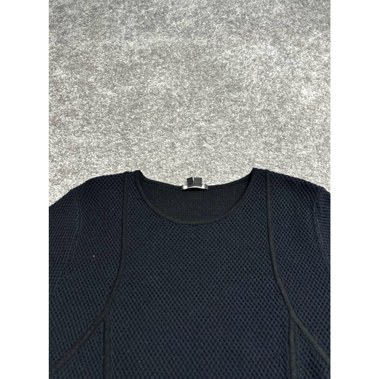 Theory Theory Shirt Womens Small Blue Viscose Knit Fit & Flare Dress Casual, Party/Cocktail, Knee Length, Round Neck, Short Sleeve, Pullover, Brand Theory Size S / US 4 / IT 40 - 3 Thumbnail