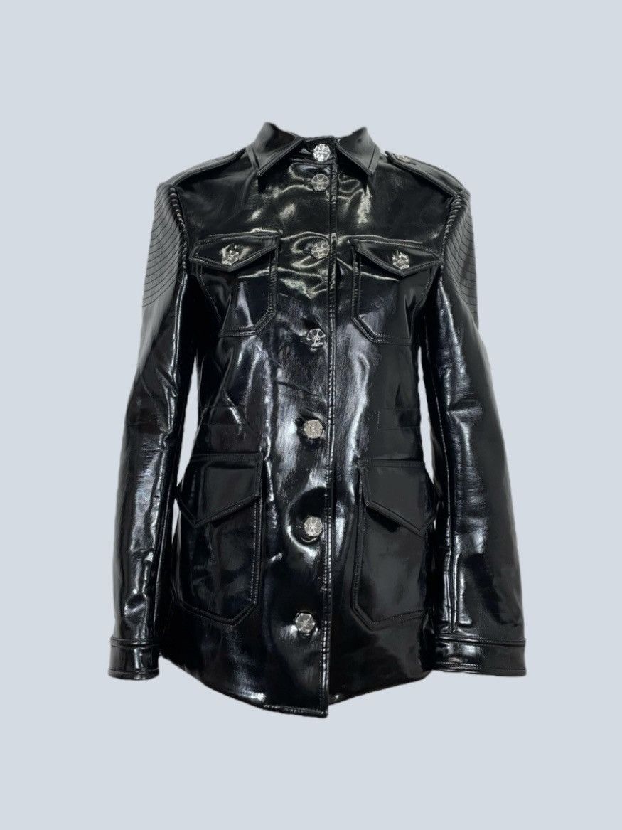 Philipp Plein Philipp Plein effect polyester jacket vinyl, S. Size S / US 4 / IT 40 - 2 Thumbnail