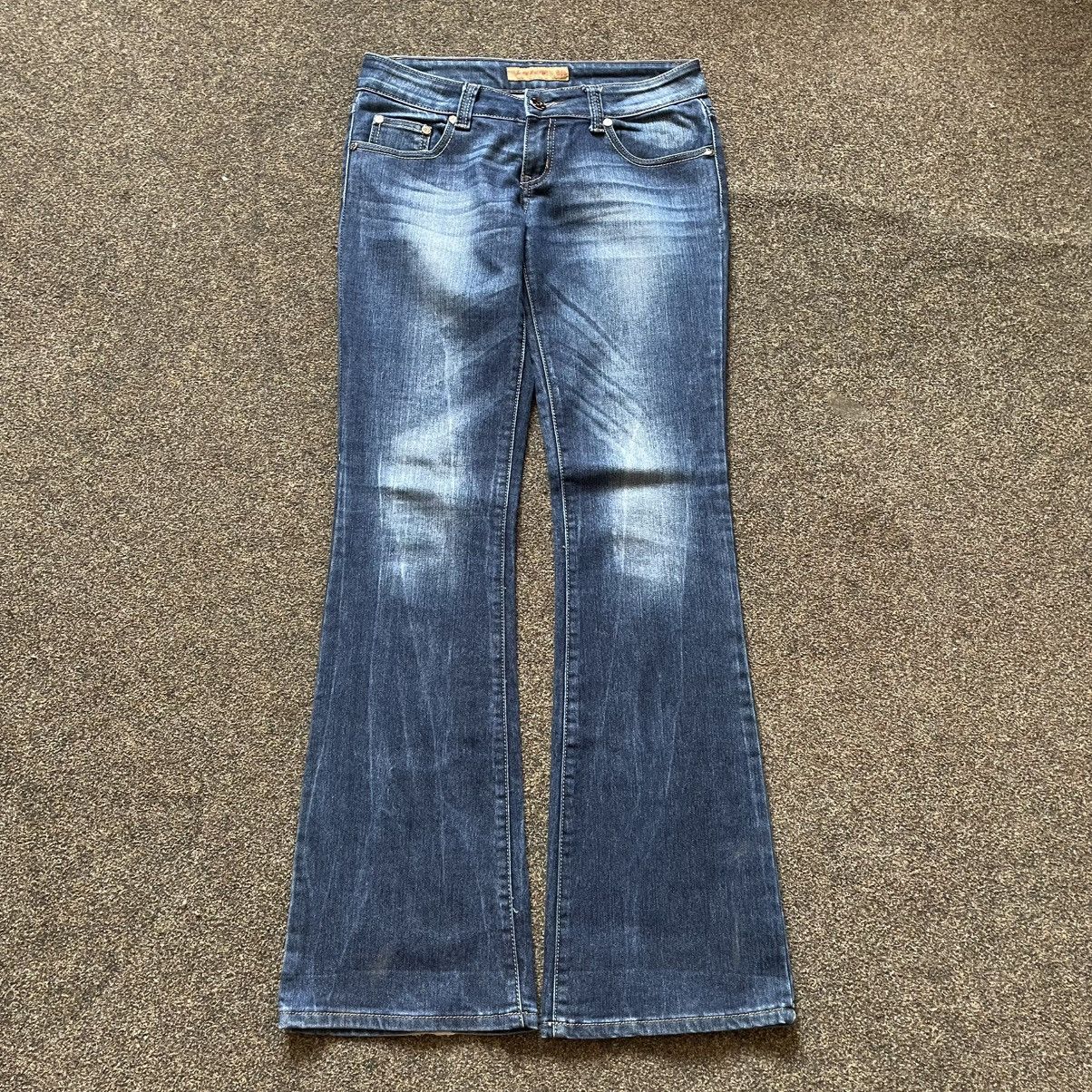 vintage pants bootcut jeans Y2K flared fade japan