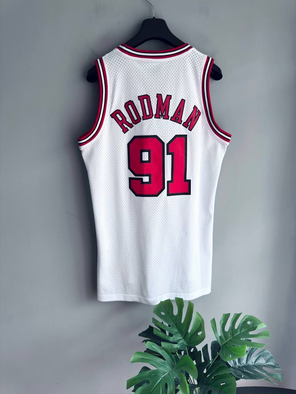 Adidas Adidas NBA Chicago Bulls Basketball Jersey #91 RODMAN Size M Size US M / EU 48-50 / 2 - 11 Thumbnail