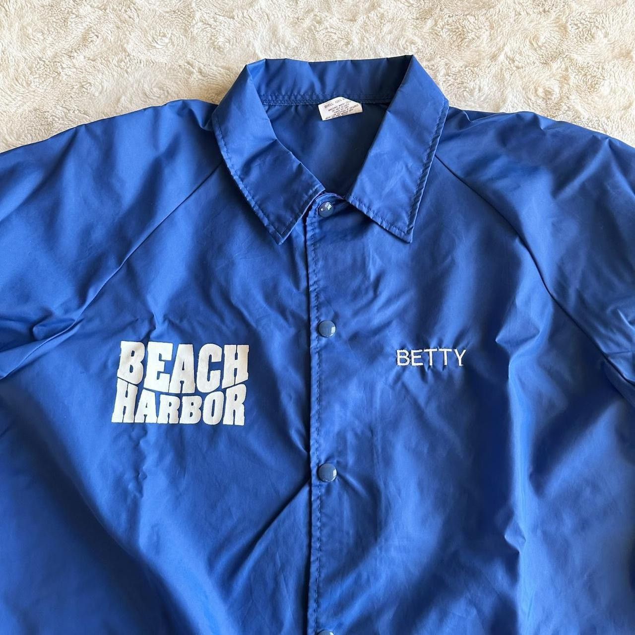 Auburn Sportswear Vintage Beach Harbor Jacket Womens Large Blue Duck Bird 80s Size L / US 10 / IT 46 - 5 Thumbnail