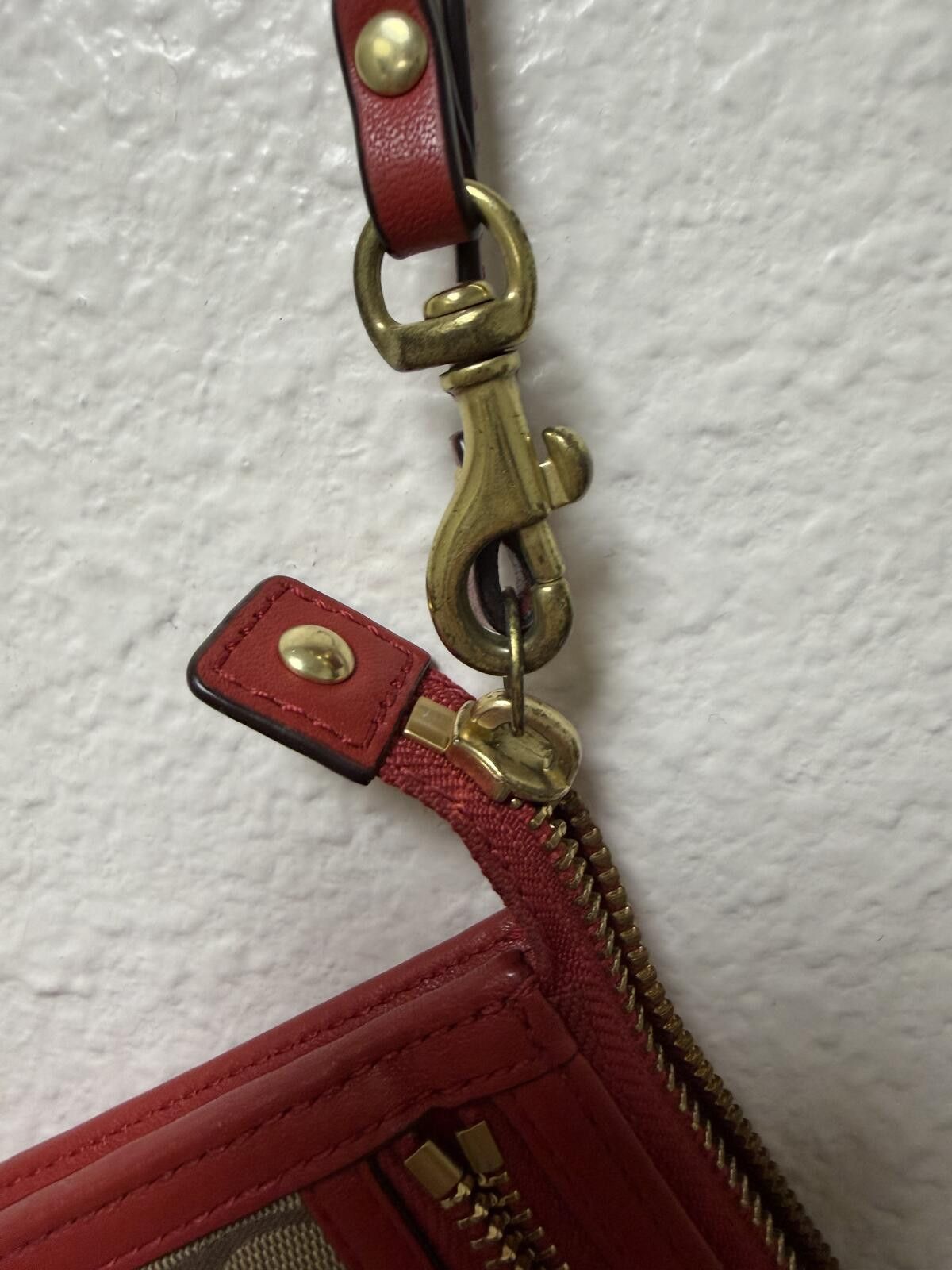 Coach Vtg Coach Legacy Signature Zipper Wallet Size ONE SIZE - 6 Thumbnail
