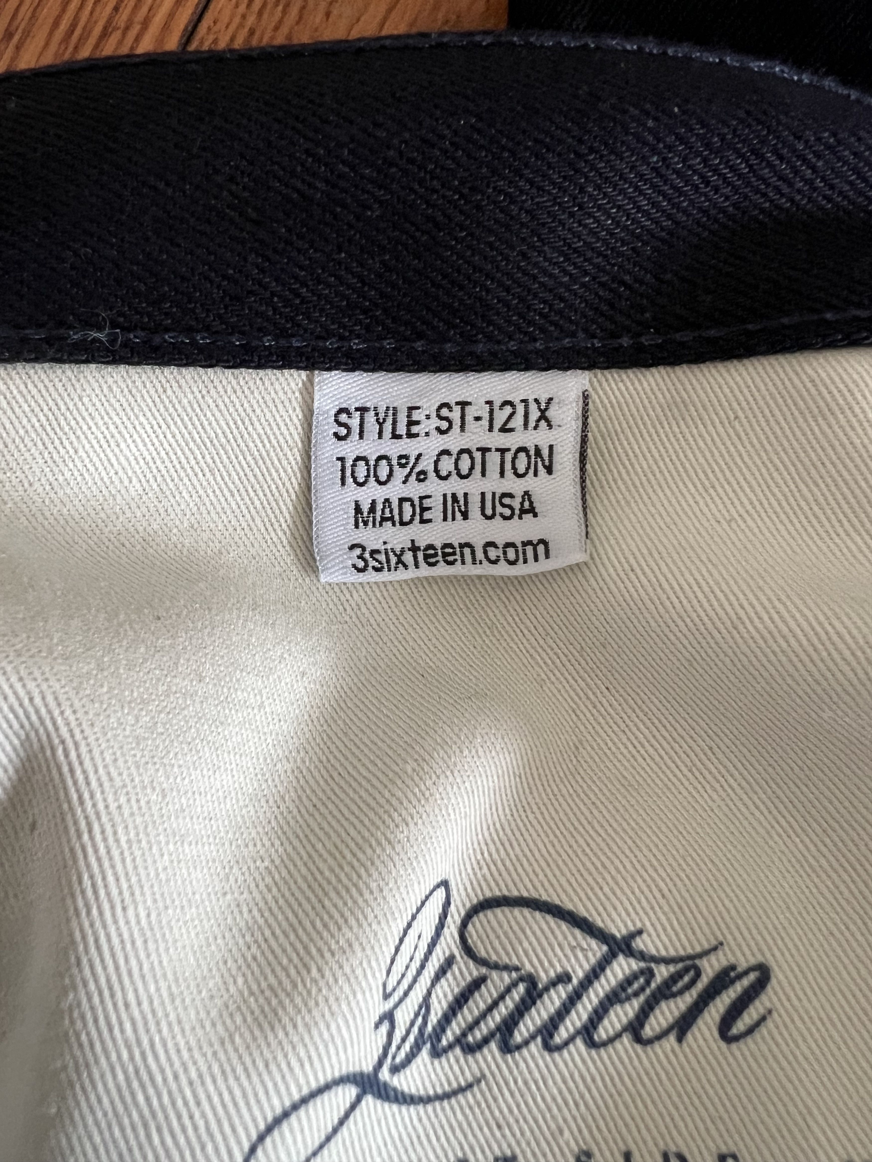 3sixteen NEW 3sixteen men’s ST-121x shadow selvedge raw denim 17oz Size US 32 / EU 48 - 7 Thumbnail