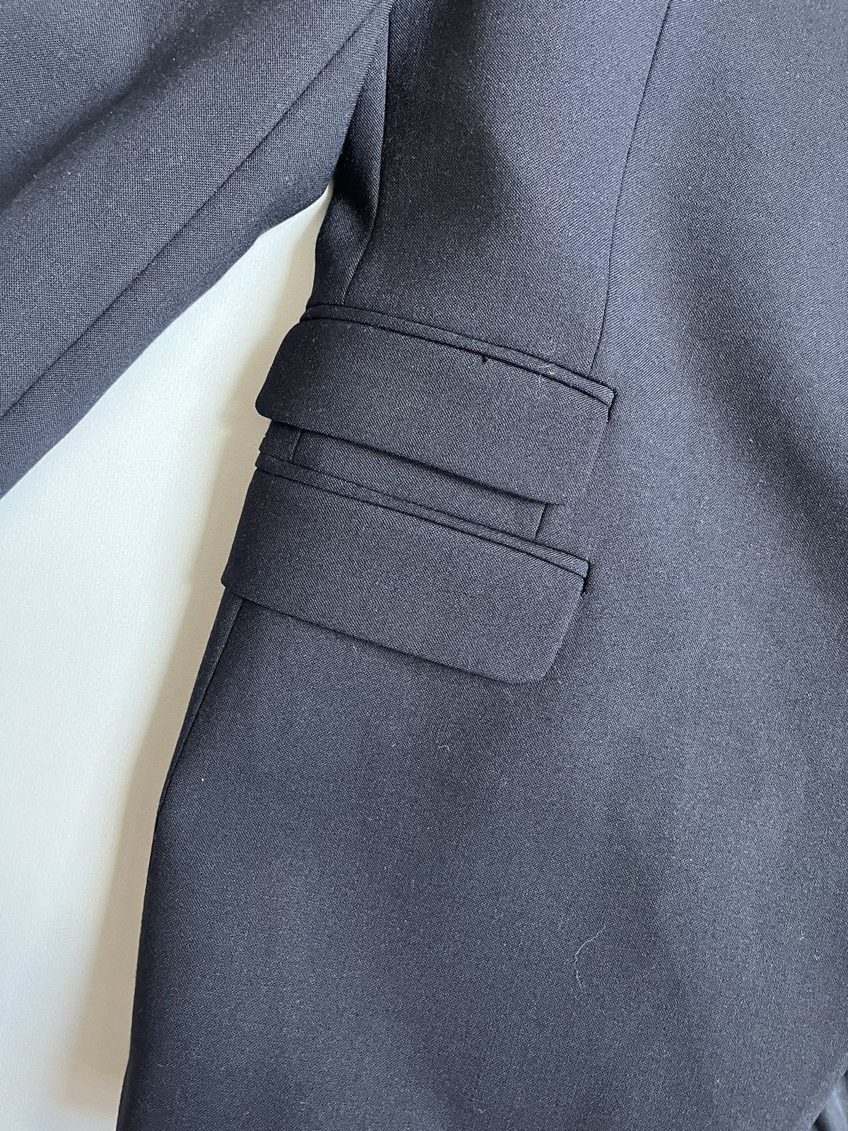 Designer × Japanese Brand × Neil Barrett Neil Barrett Men Woven Dark Navy Slim Fit Suit Blazer Size 50S - 6 Thumbnail