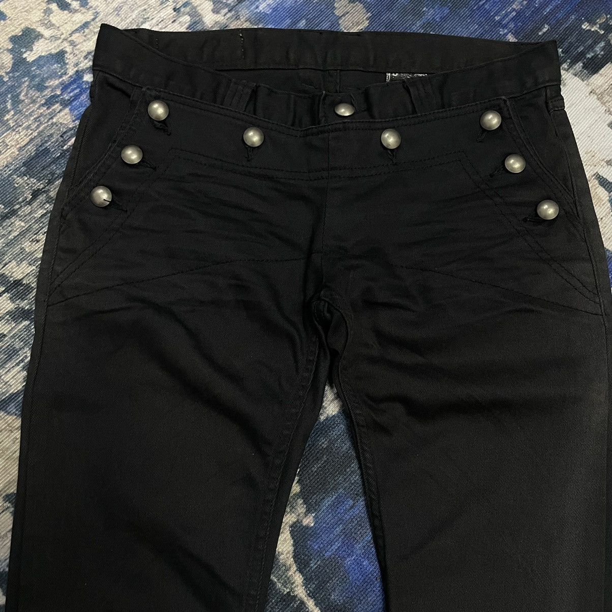 If Six Was Nine Y2k 2#1 Gothic Punk Skinny Women ifsixwasnine style jeans Size 31" - 2 Thumbnail