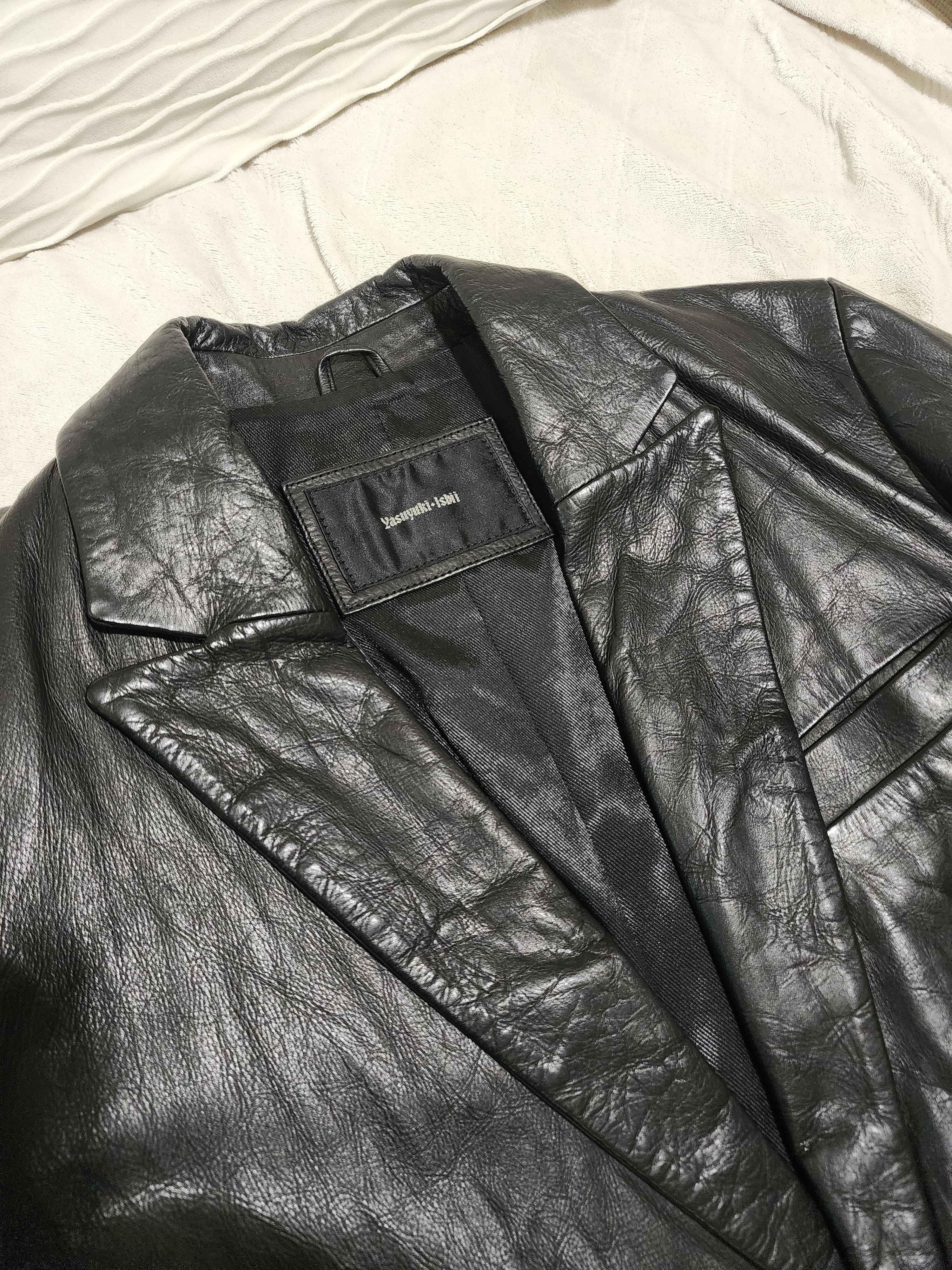 Yasuyuki Ishii Yasuyuki Ishii Cow Leather Coat Size US M / EU 48-50 / 2 - 4 Thumbnail
