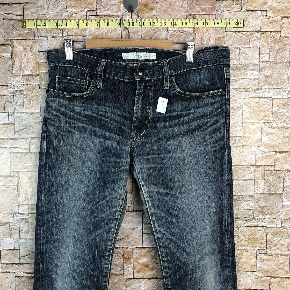 Uniqlo Uniqlo vintage Blue Denim Pants #7581 Size US 33 - 2 Thumbnail
