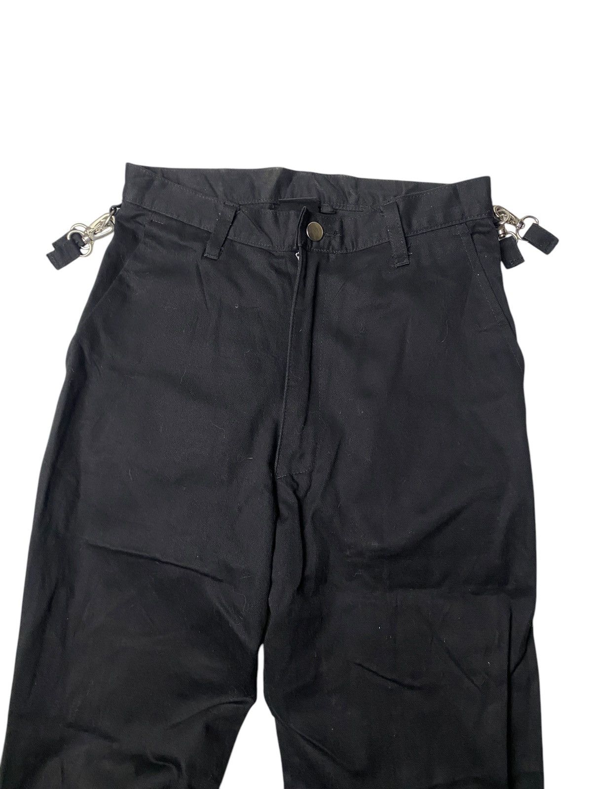 Japanese Brand 2000's Key Station Bondage Zipper Pants Size US 26 / EU 42 - 3 Thumbnail