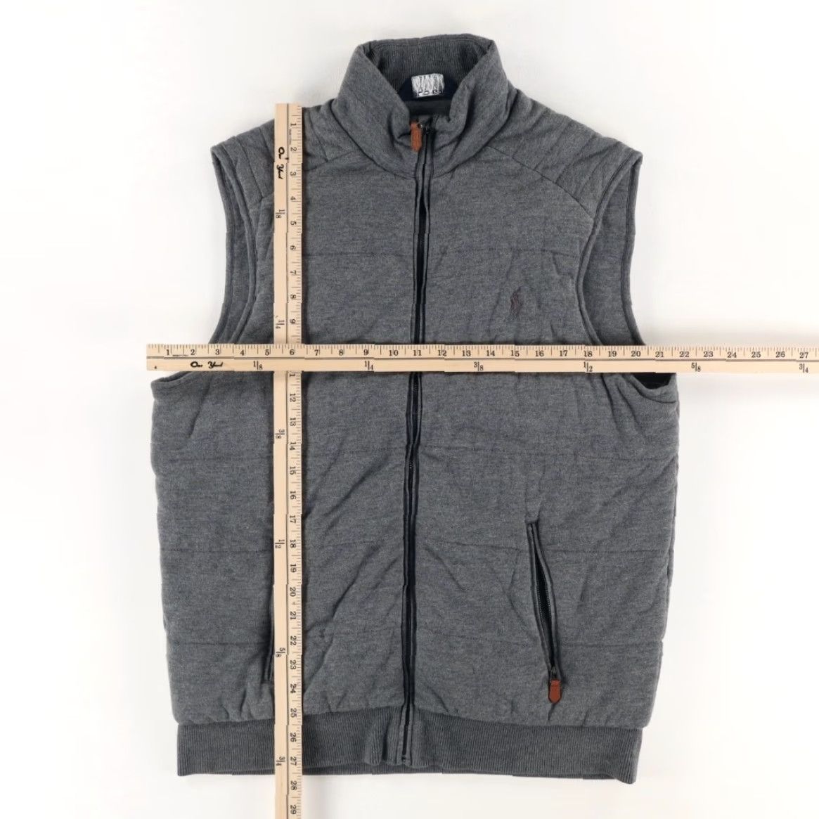 Polo Ralph Lauren Polo Ralph Lauren Golf Vest Stretch Solid Mock Jacket Gray Men's L Shirt Size US L / EU 52-54 / 3 - 3 Thumbnail