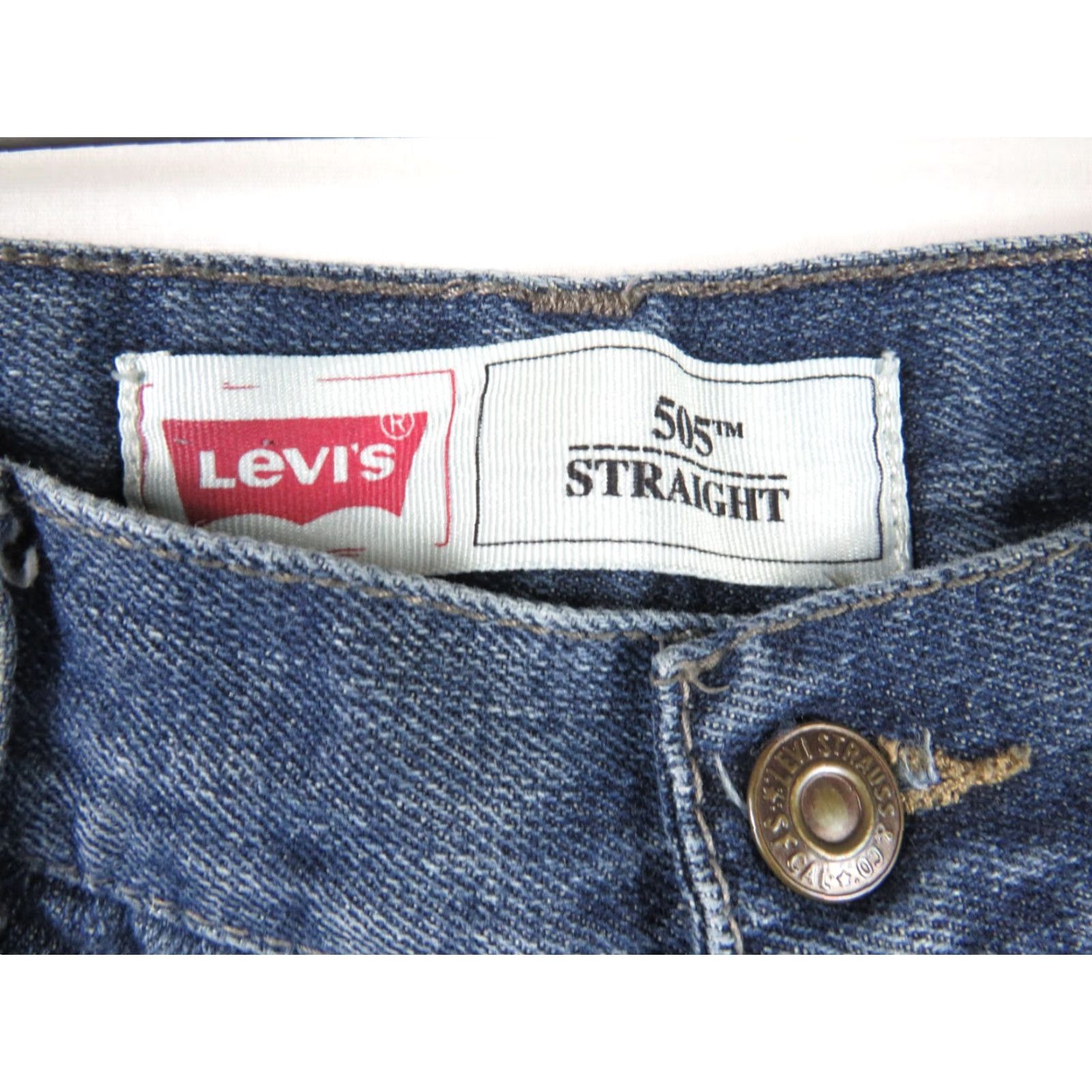 Levi's VINTAGE Levi's 505 Jeans Denim Straight 27X27 Blue Relaxed Regular Men Size US 27 - 4 Thumbnail