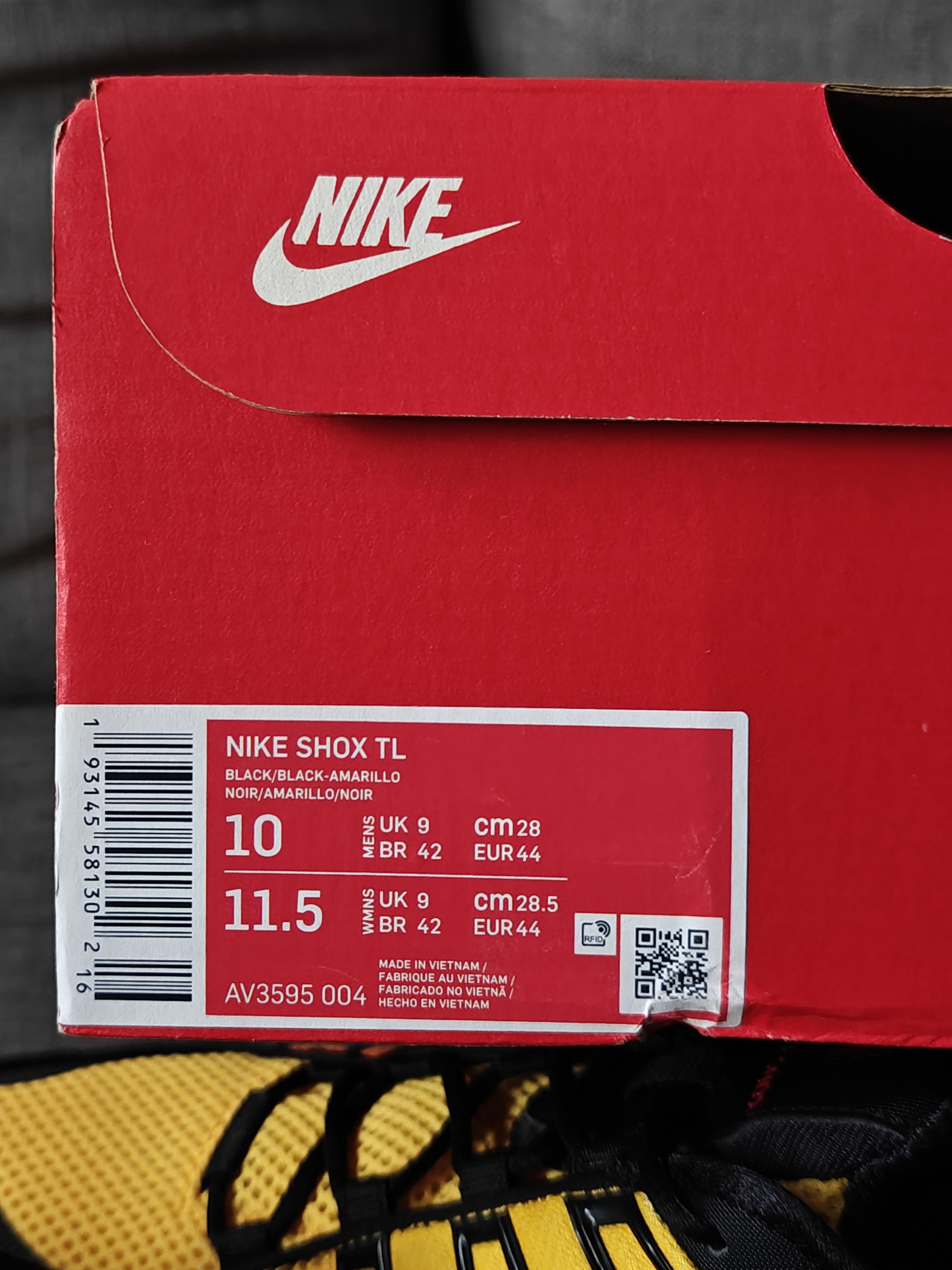 Nike Rare NIKE Shox TL "Sunrise Gradient" 44 Black Yellow Red Size US 10 / EU 43 - 11 Thumbnail