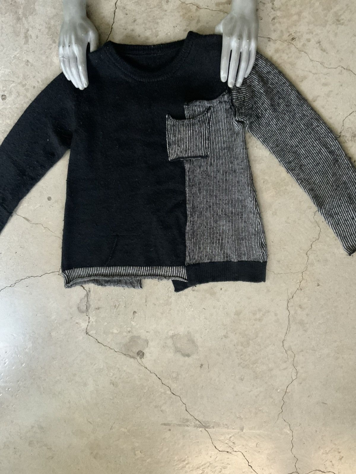 トップス yohji yamamoto sample wool knit Yohji Yamamoto Yohji Yamamoto Sample Wool Knit Sweater