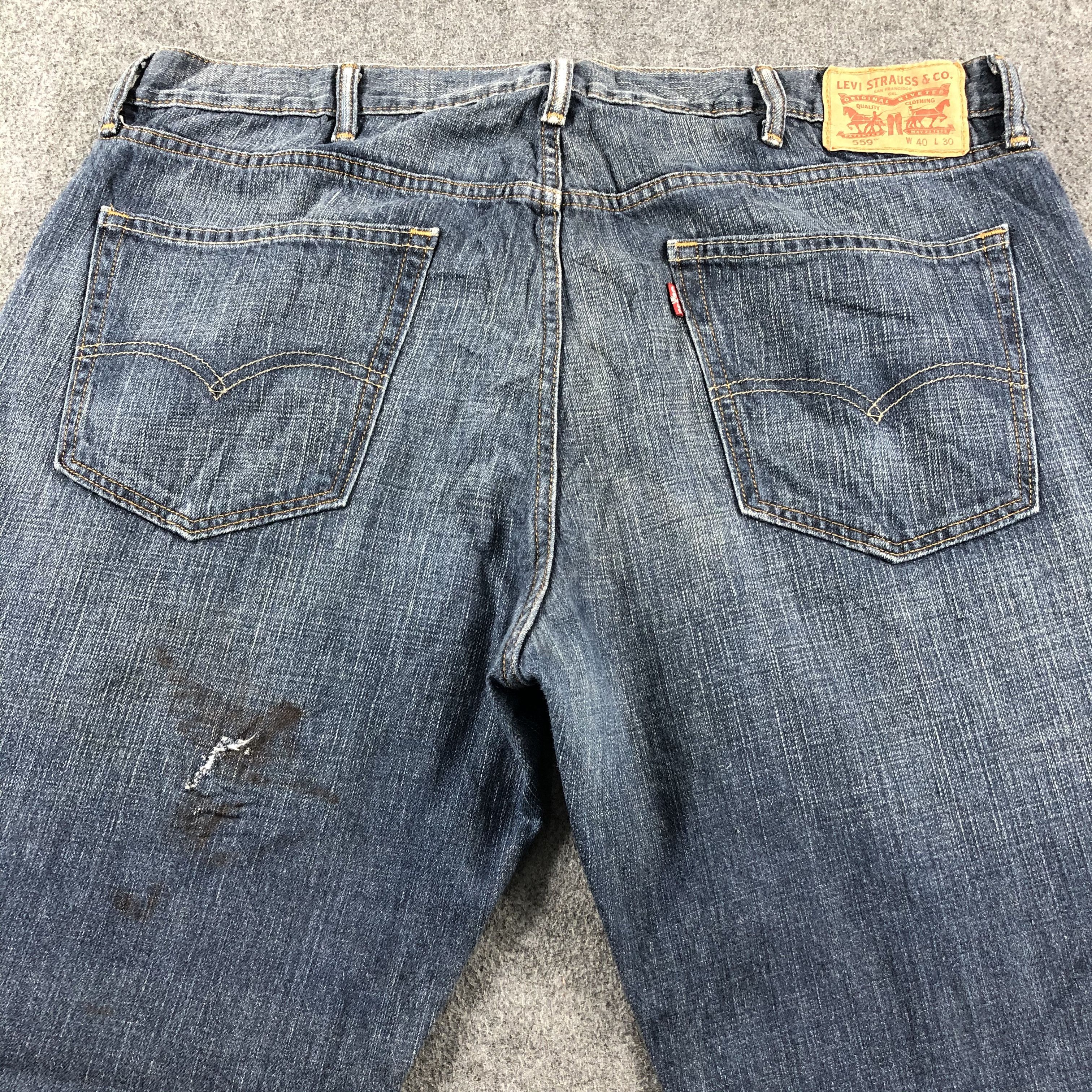 Levi's Vintage Blue Wash Levis 559 Jeans-J2527 Size US 41 - 4 Thumbnail