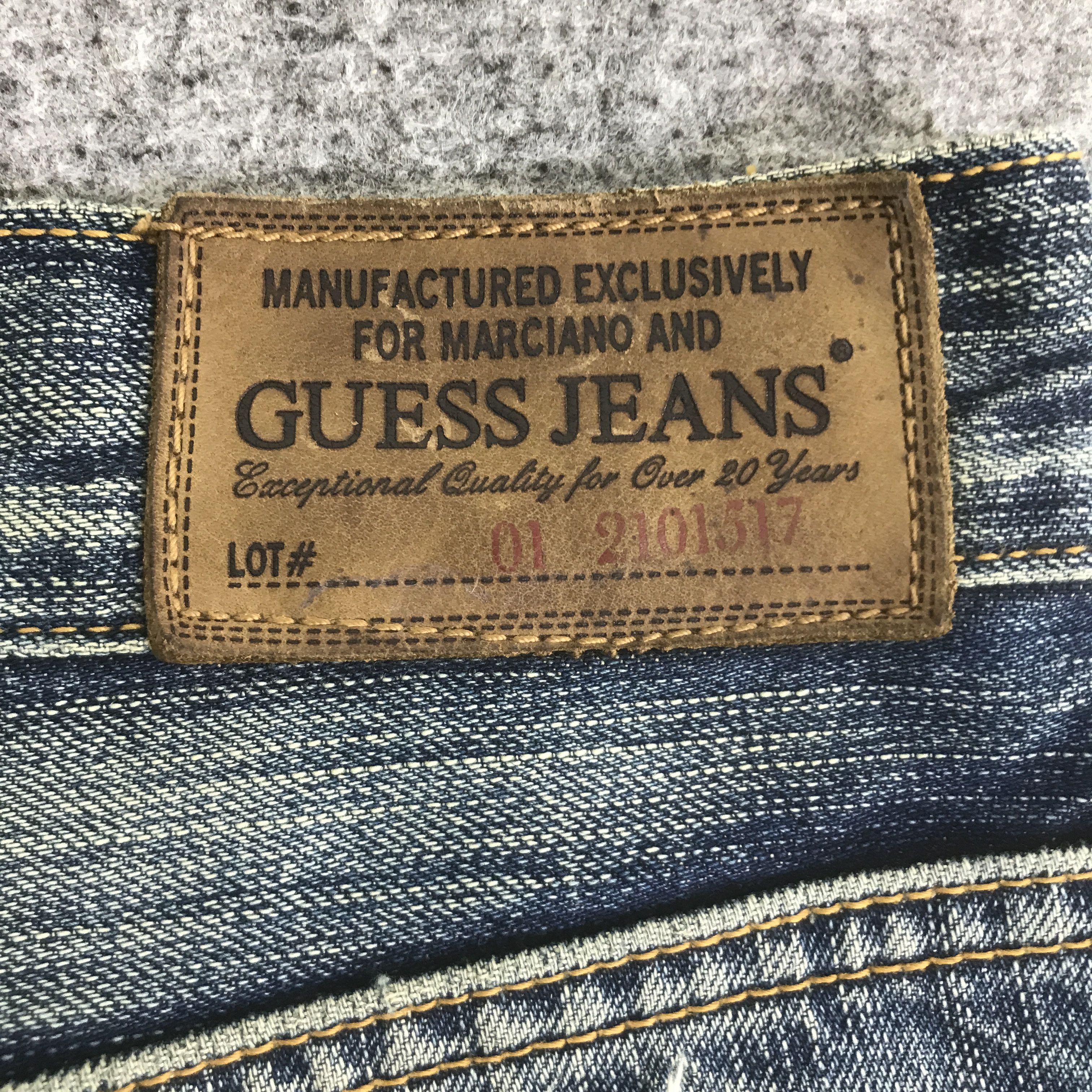 Guess FLARE GUESS JEANS DISTRESSED DENIM K133B8 Size US 30 / EU 46 - 10 Thumbnail