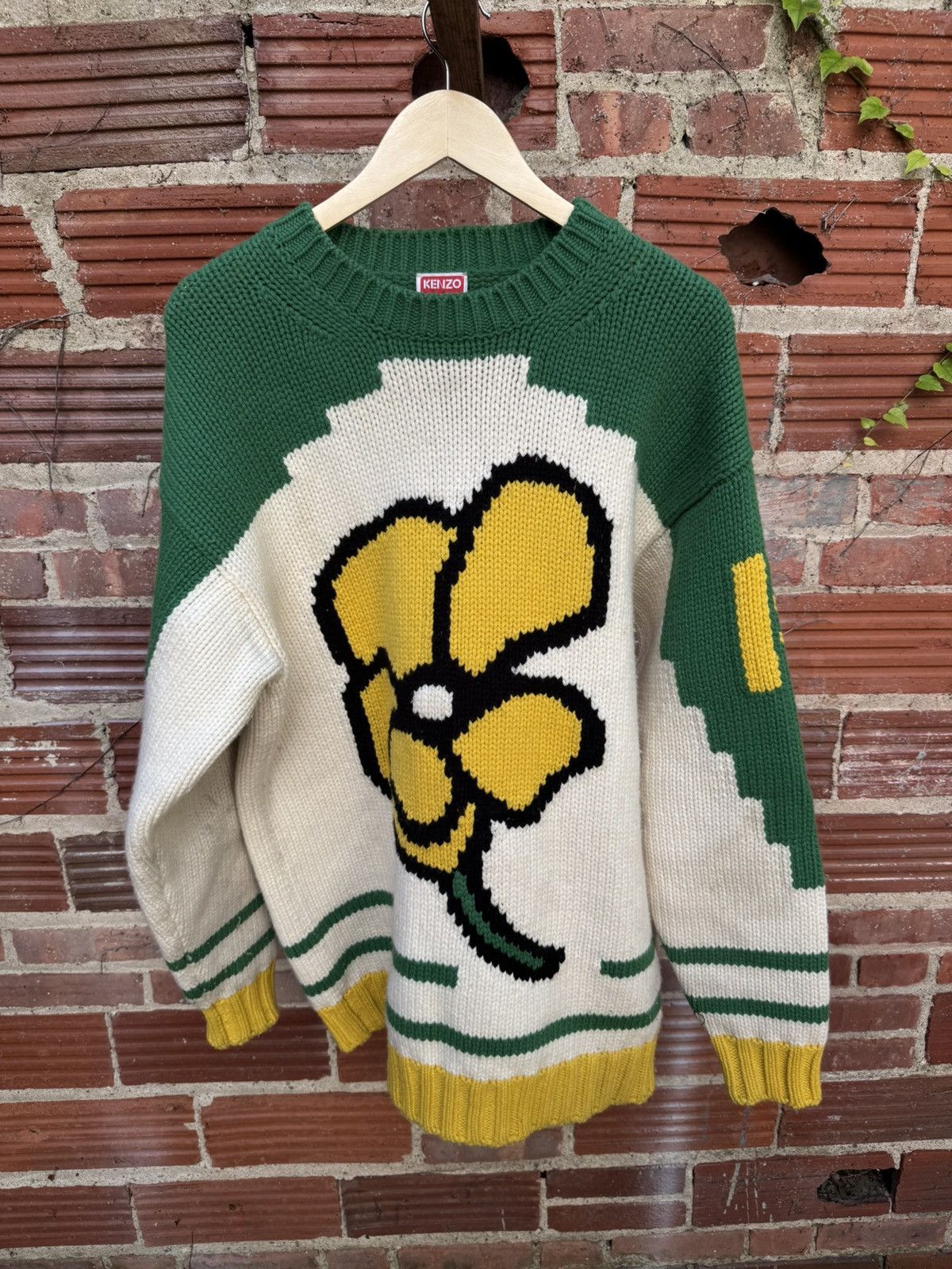 Kenzo Kenzo poppy flower knitwear Size US L / EU 52-54 / 3 - 2 Thumbnail