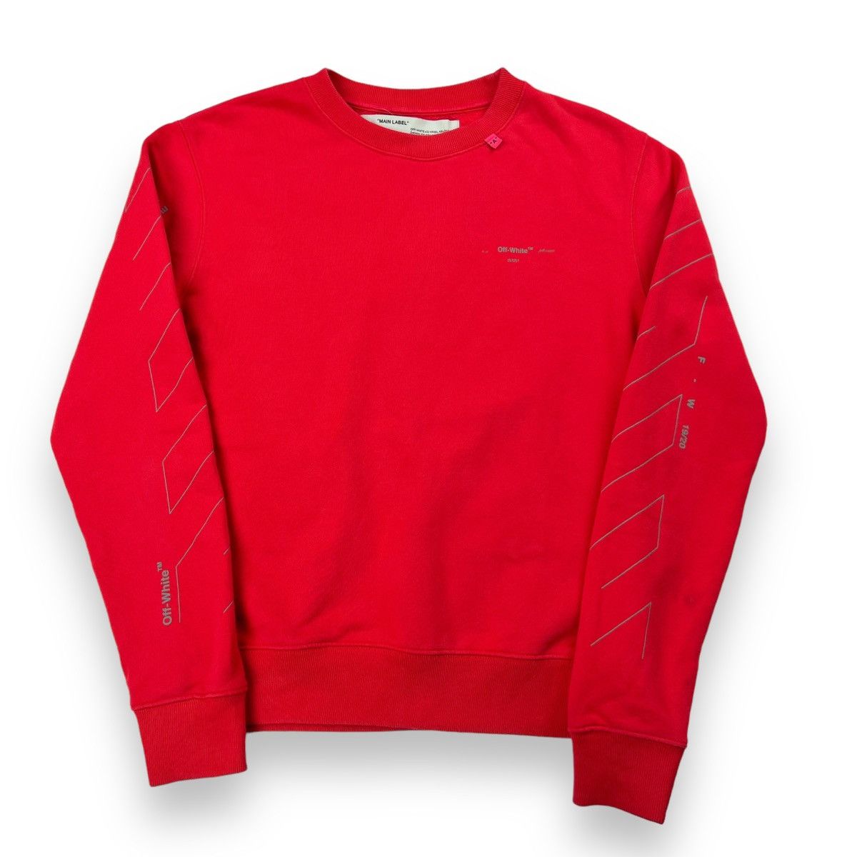 Off-White Off-White Unfinished Arrows Red Sweatshirt Size US S / EU 44-46 / 1 - 2 Thumbnail