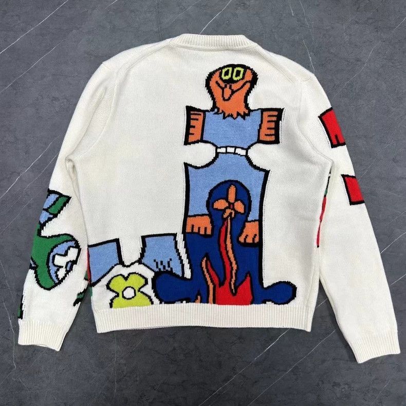 Louis Vuitton Louis Vuitton Colorful Graffiti Sweater -2505 Size XL / US 12-14 / IT 48-50 - 2 Thumbnail